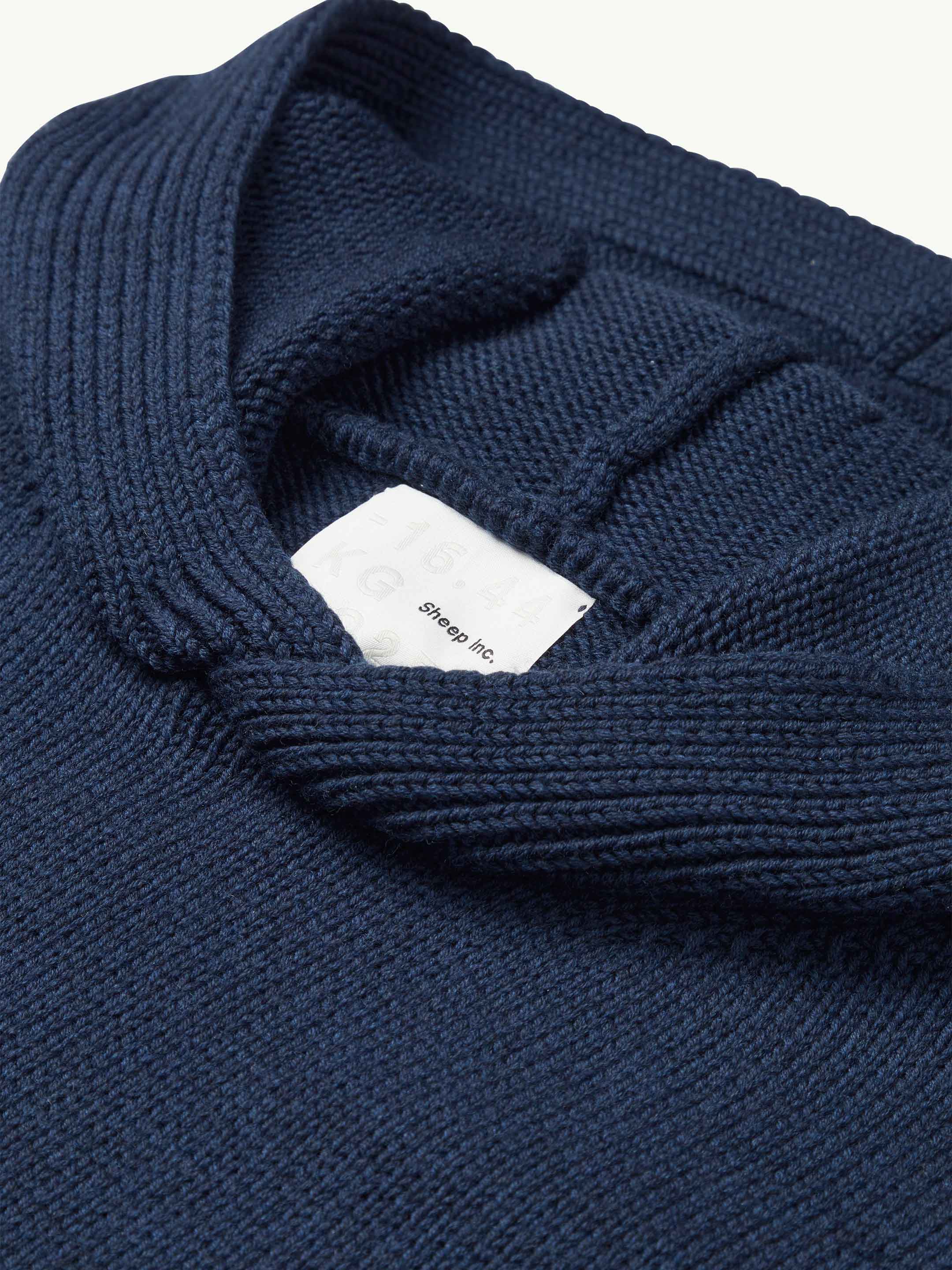 The Chunky Knit Hoodie - Atlantic Blue - Image 5