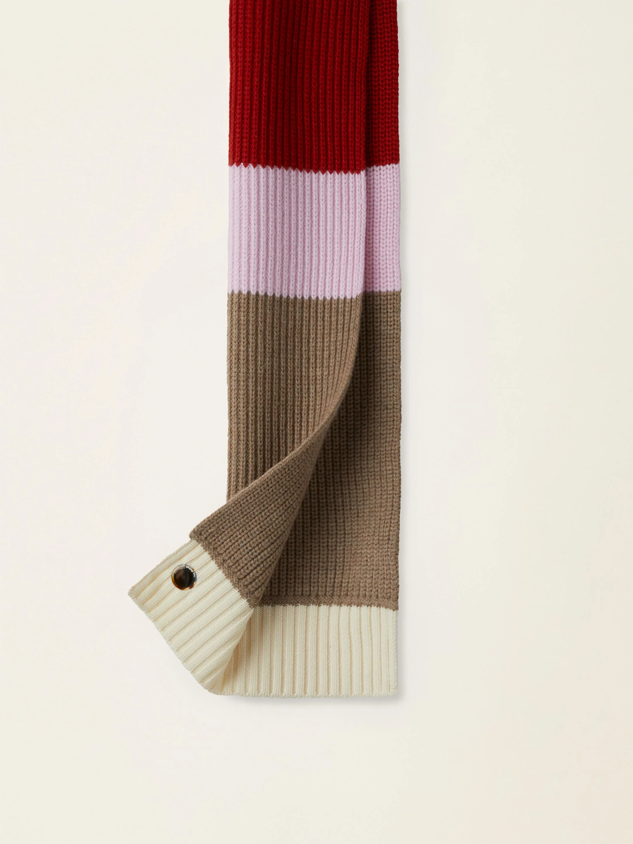 The Colourstack Scarf - Fawn Brown - Image 5