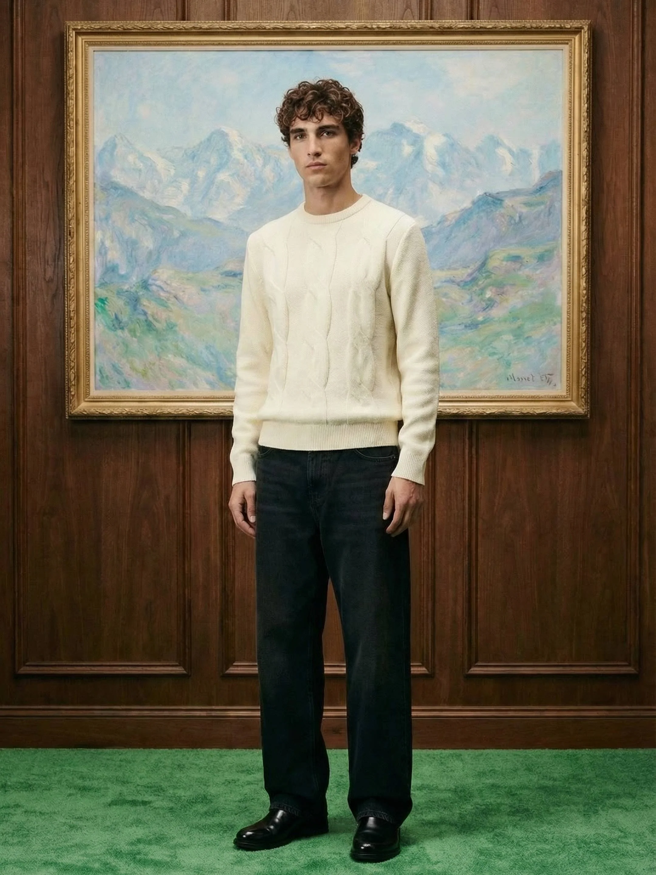 The Cable Knit - Raw White - Image 3