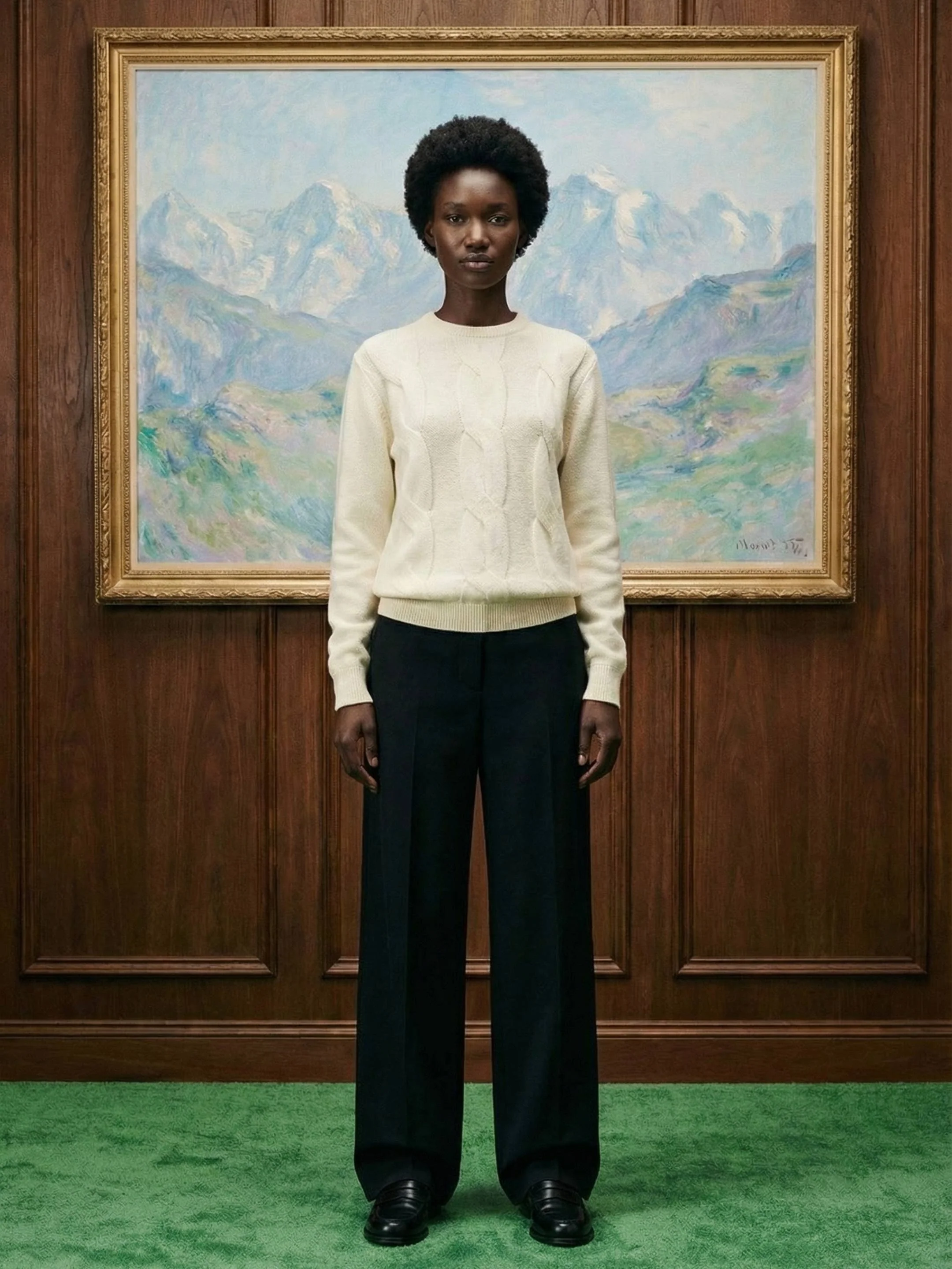 The Cable Knit - Raw White - Image 4