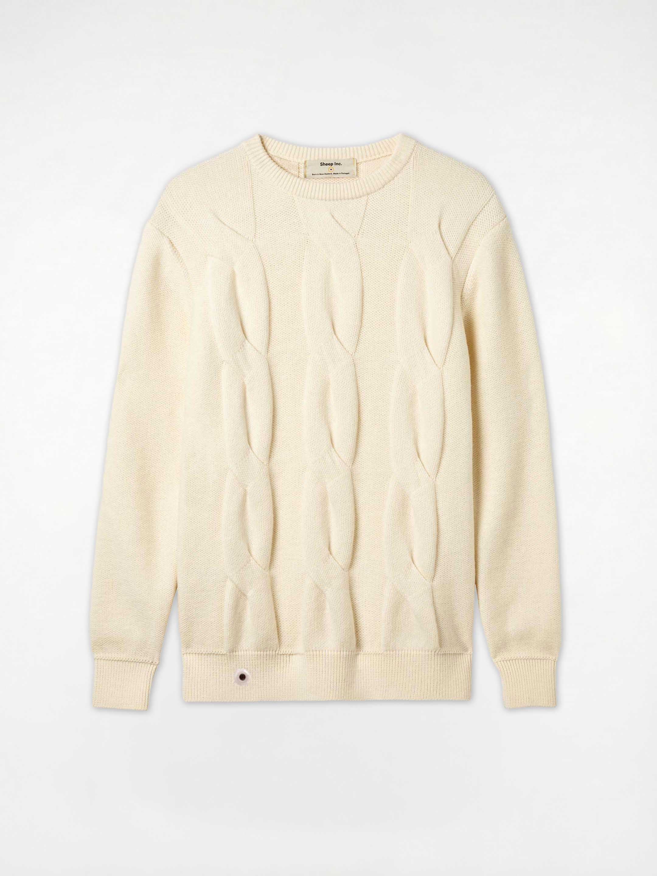 The Cable Knit - Raw White - Image 5
