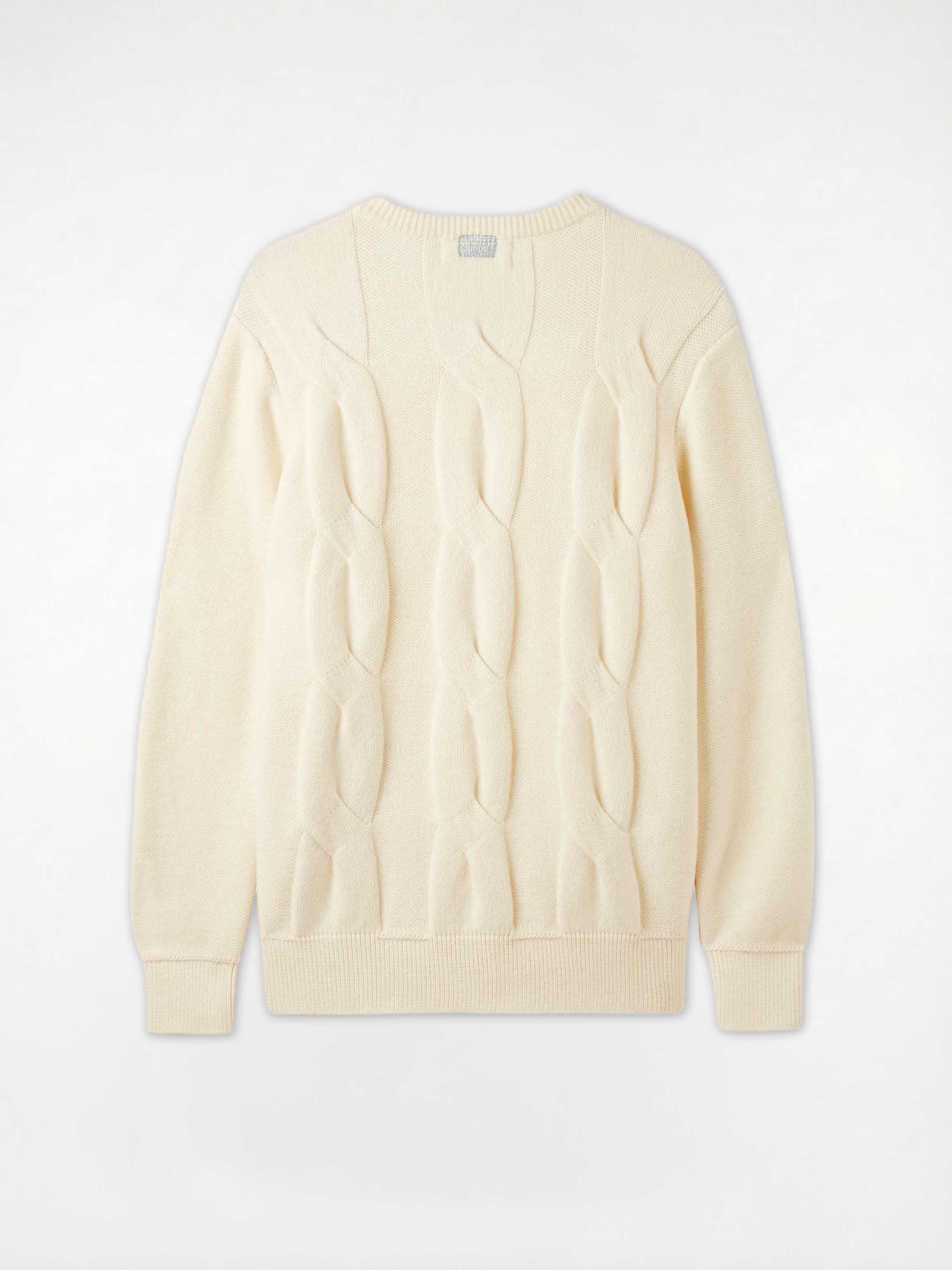 The Cable Knit - Raw White - Image 6