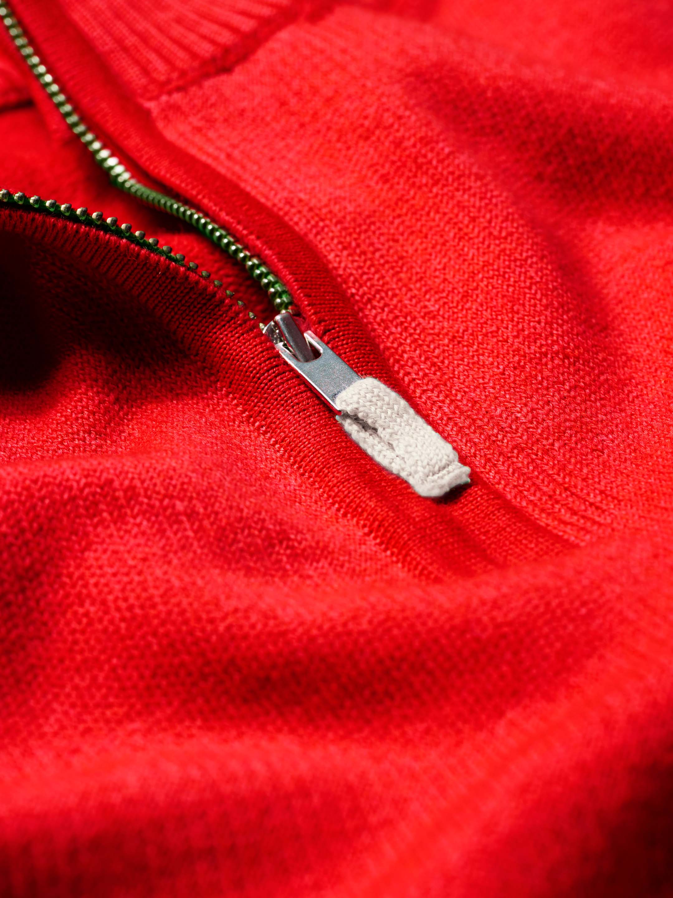 The Half Zip - Poppy Red - Image 5