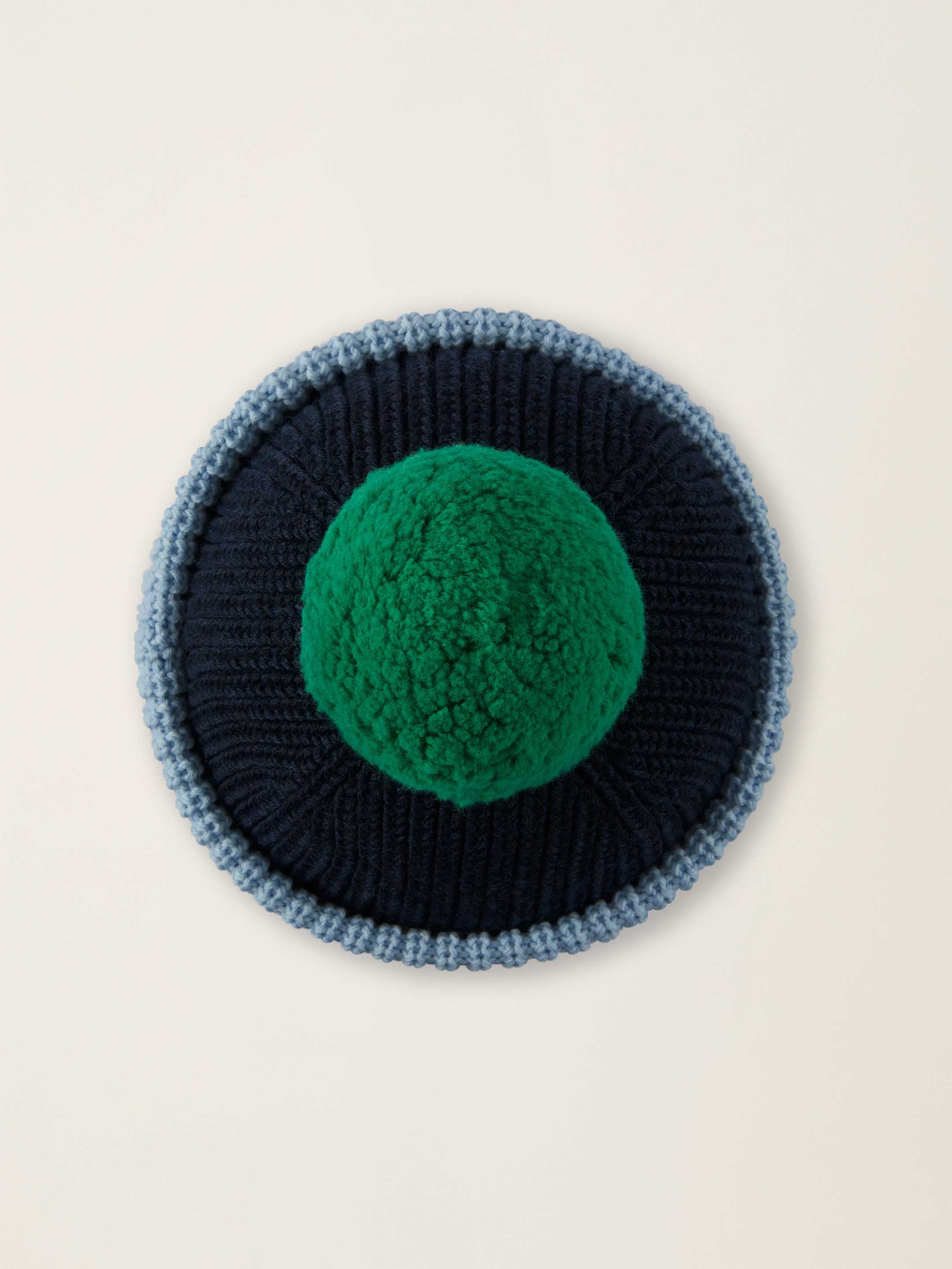 The Iconic Bobble Beanie - Pacific Blue - Image 4