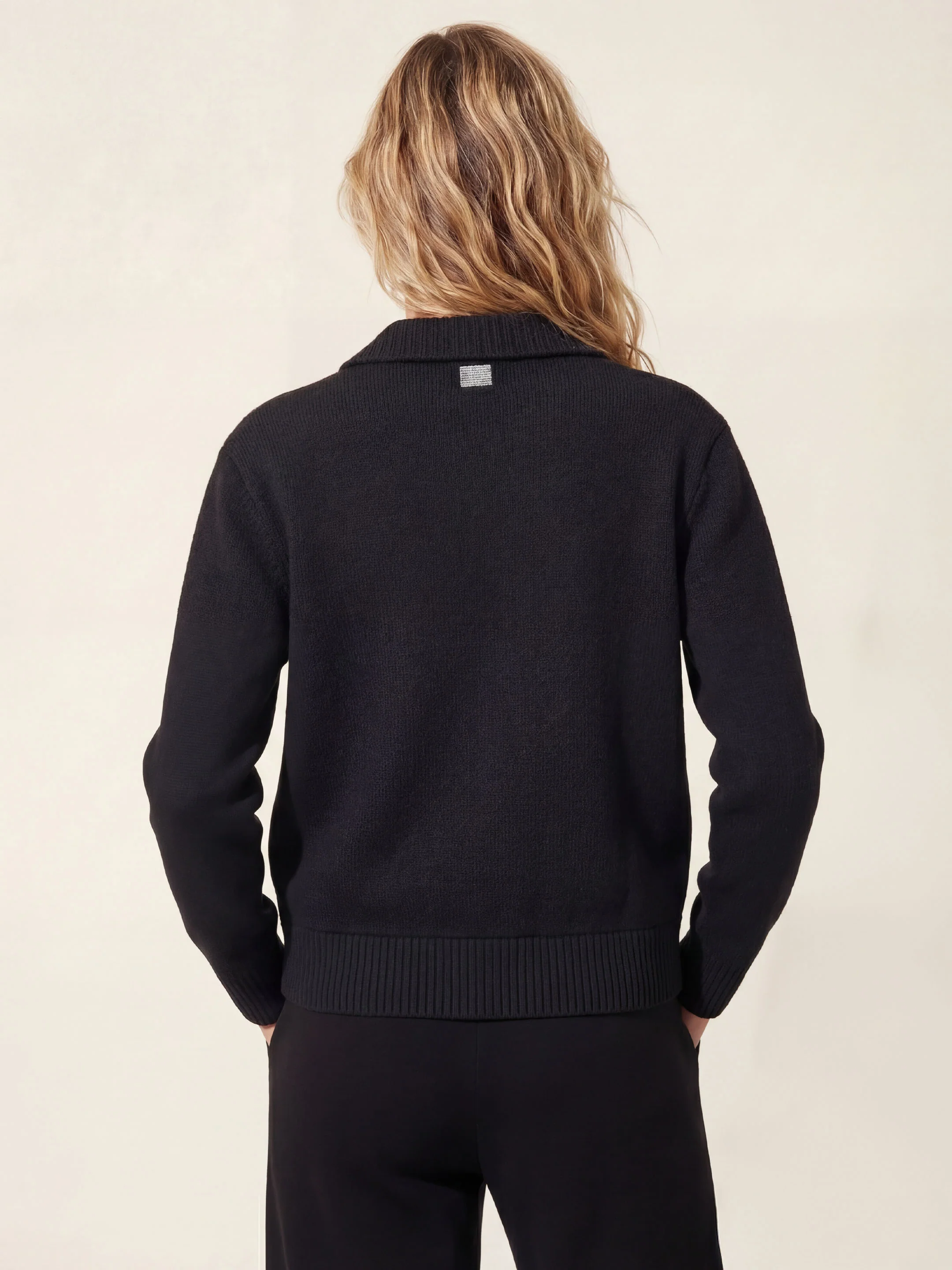 The Knitted Bomber - Anthracite Black - Image 4