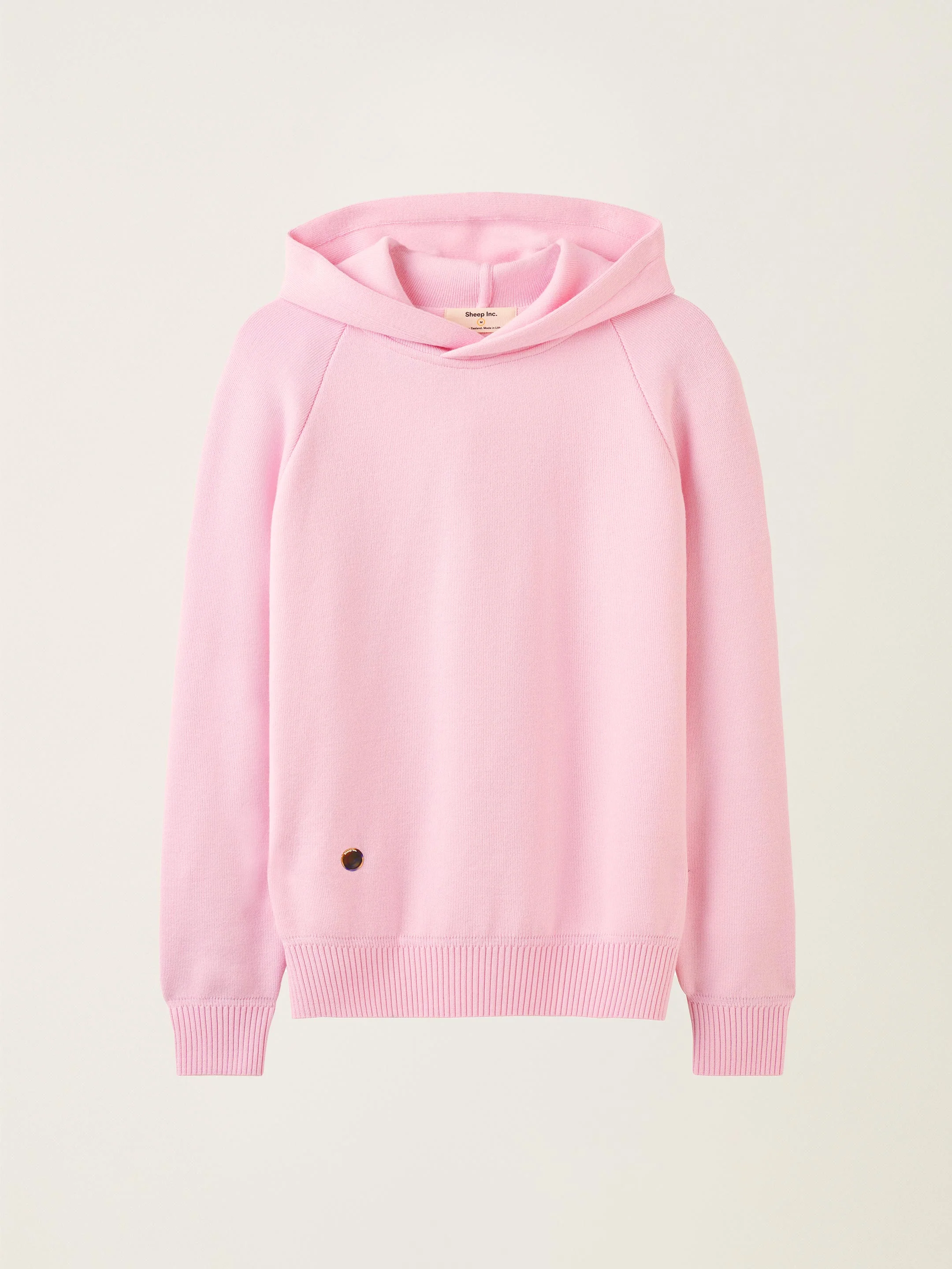 The Knitted Hoodie - Candyfloss Pink - Image 6