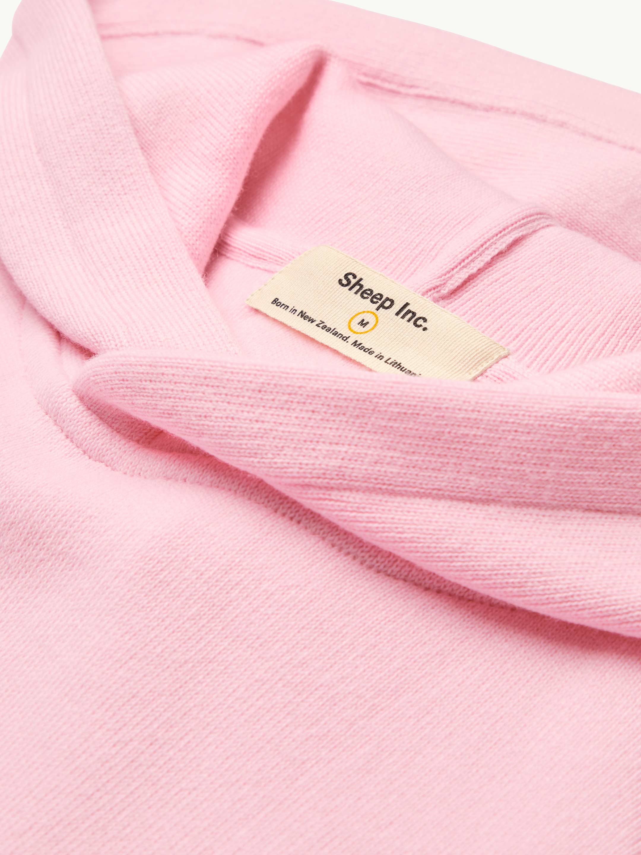 The Knitted Hoodie - Candyfloss Pink - Image 8
