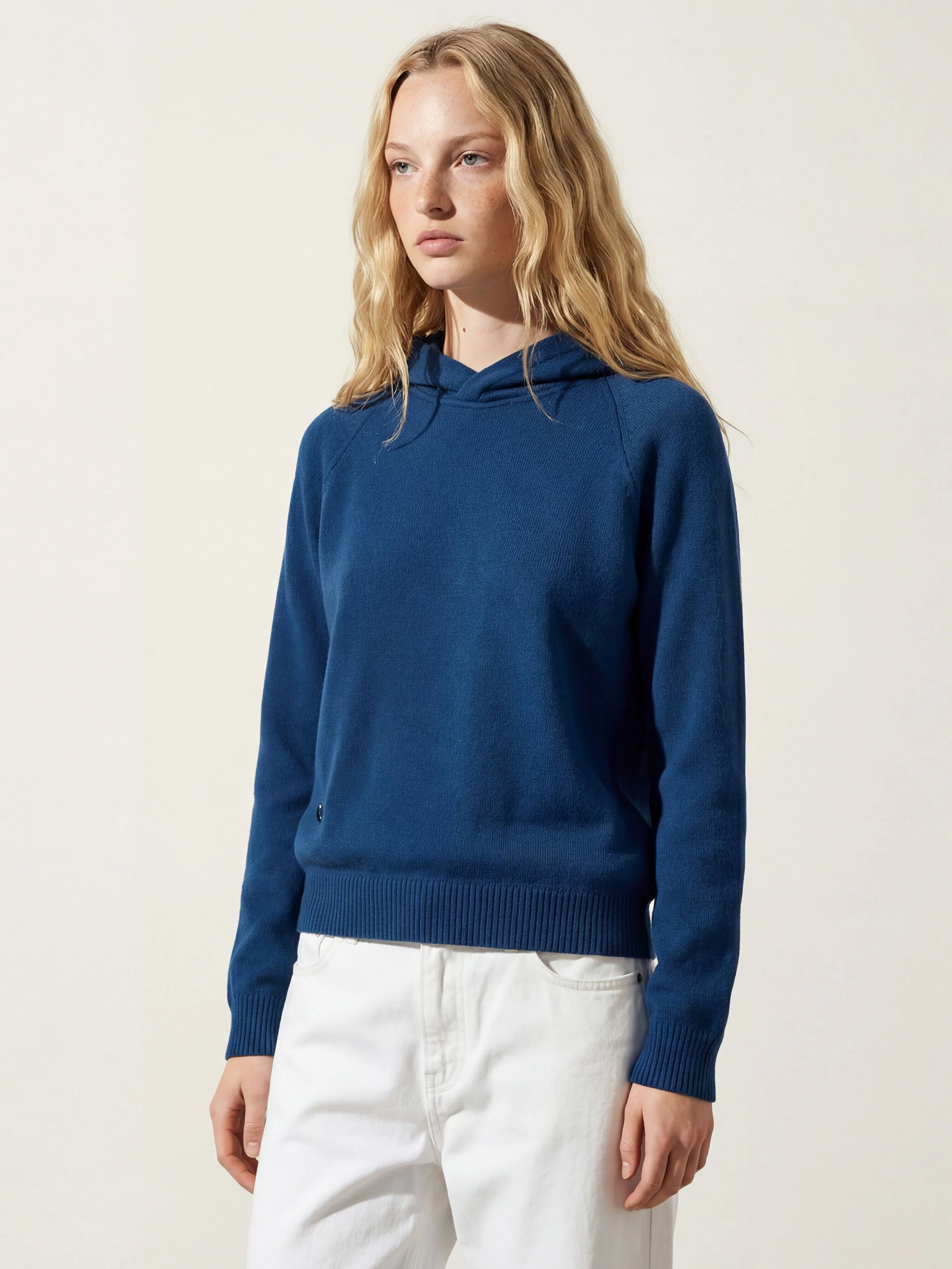 The Knitted Hoodie - Tasman Blue - Image 4