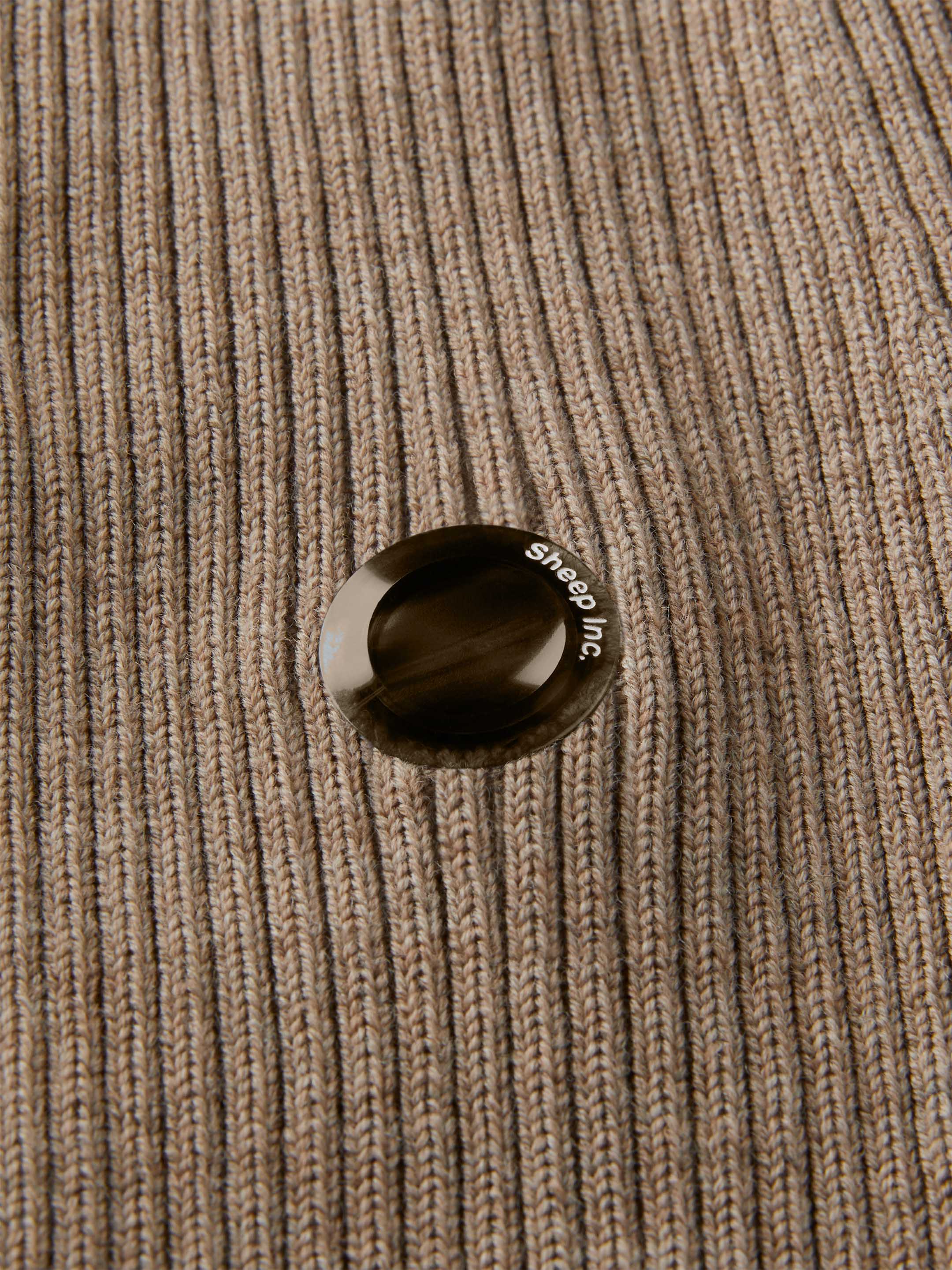The Ribbed Knitted Skirt - Fawn Brown - Image 7