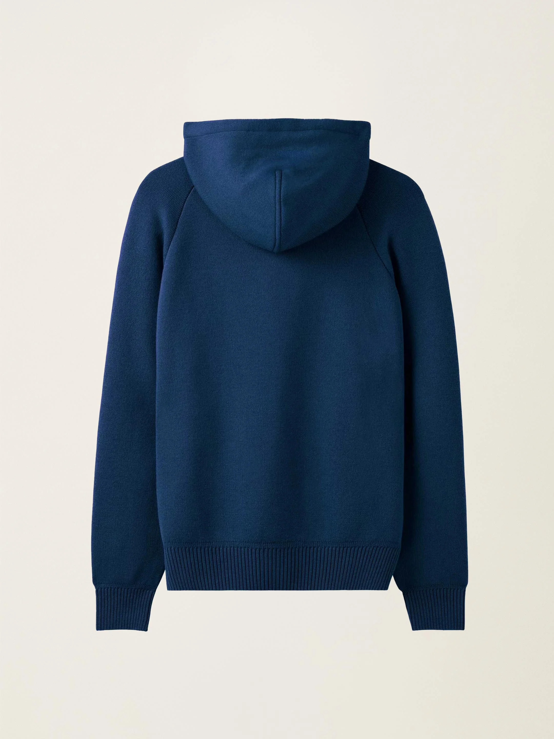 The Knitted Zip Hoodie - Tasman Blue - Image 5