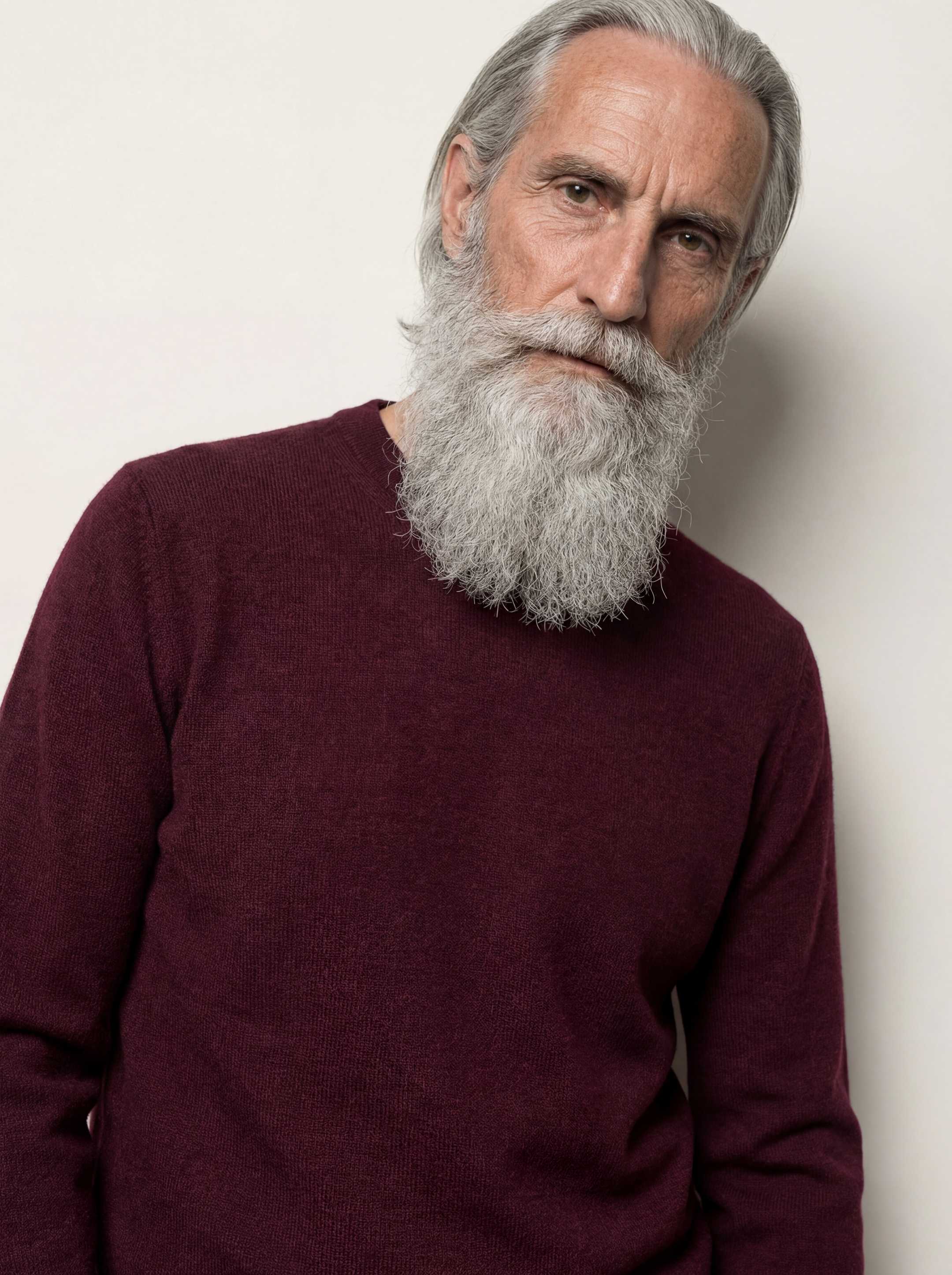 The Fine Knit Crewneck - Konini Burgundy - Image 3