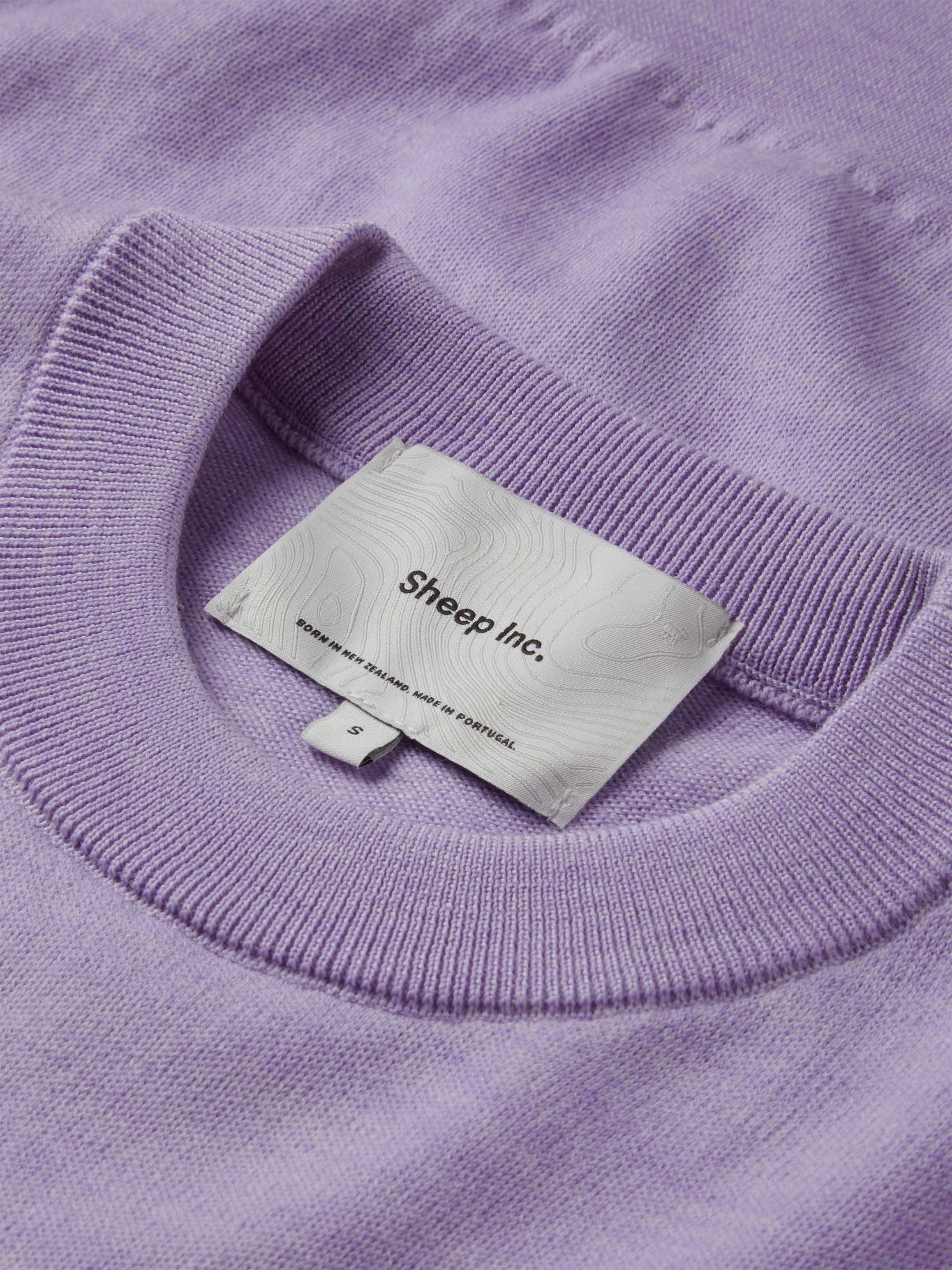 The Fine Knit Crewneck - Lupin Lilac - Image 6
