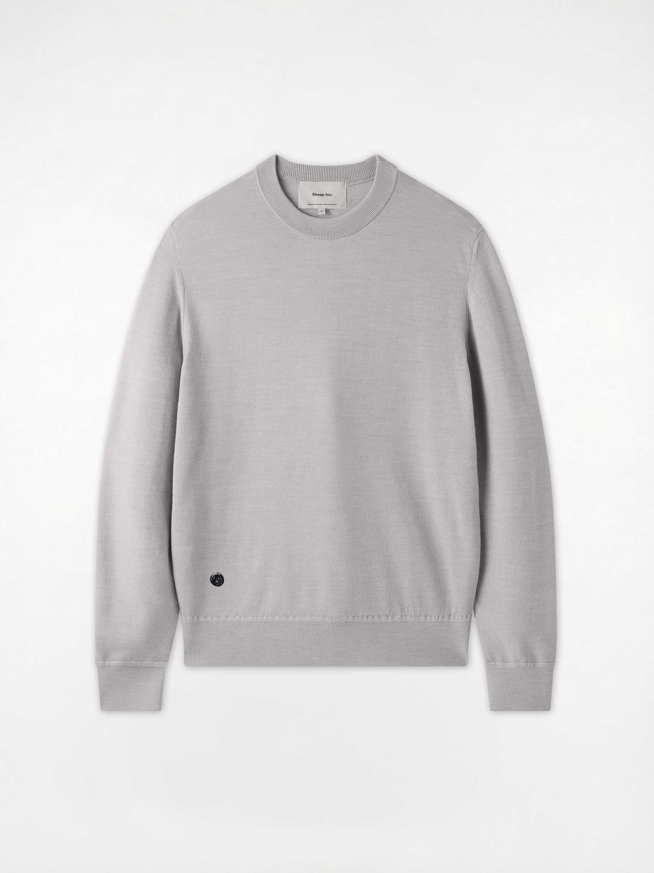 The Fine Knit Crewneck - Moon Grey - Image 4