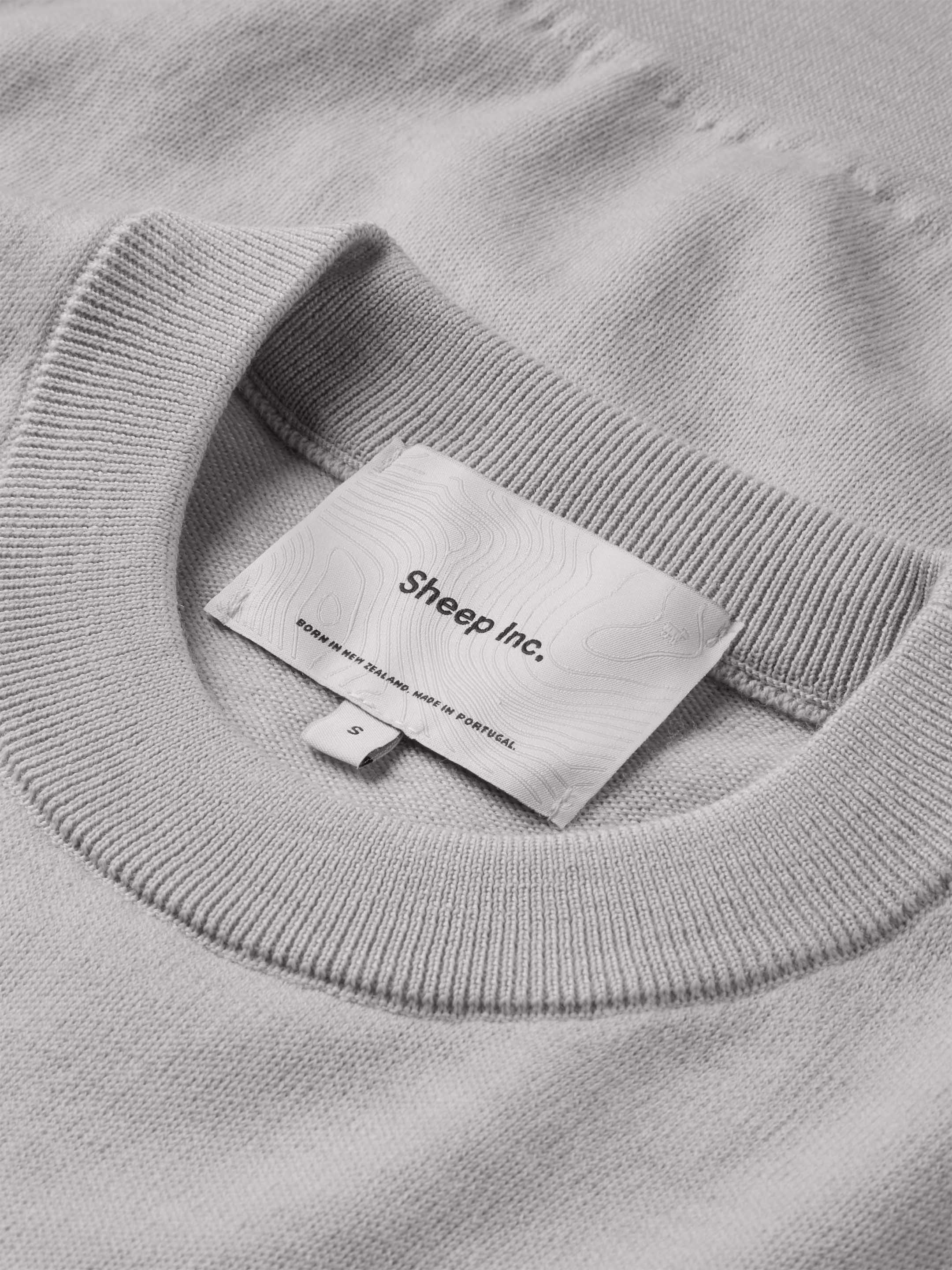 The Fine Knit Crewneck - Moon Grey - Image 6
