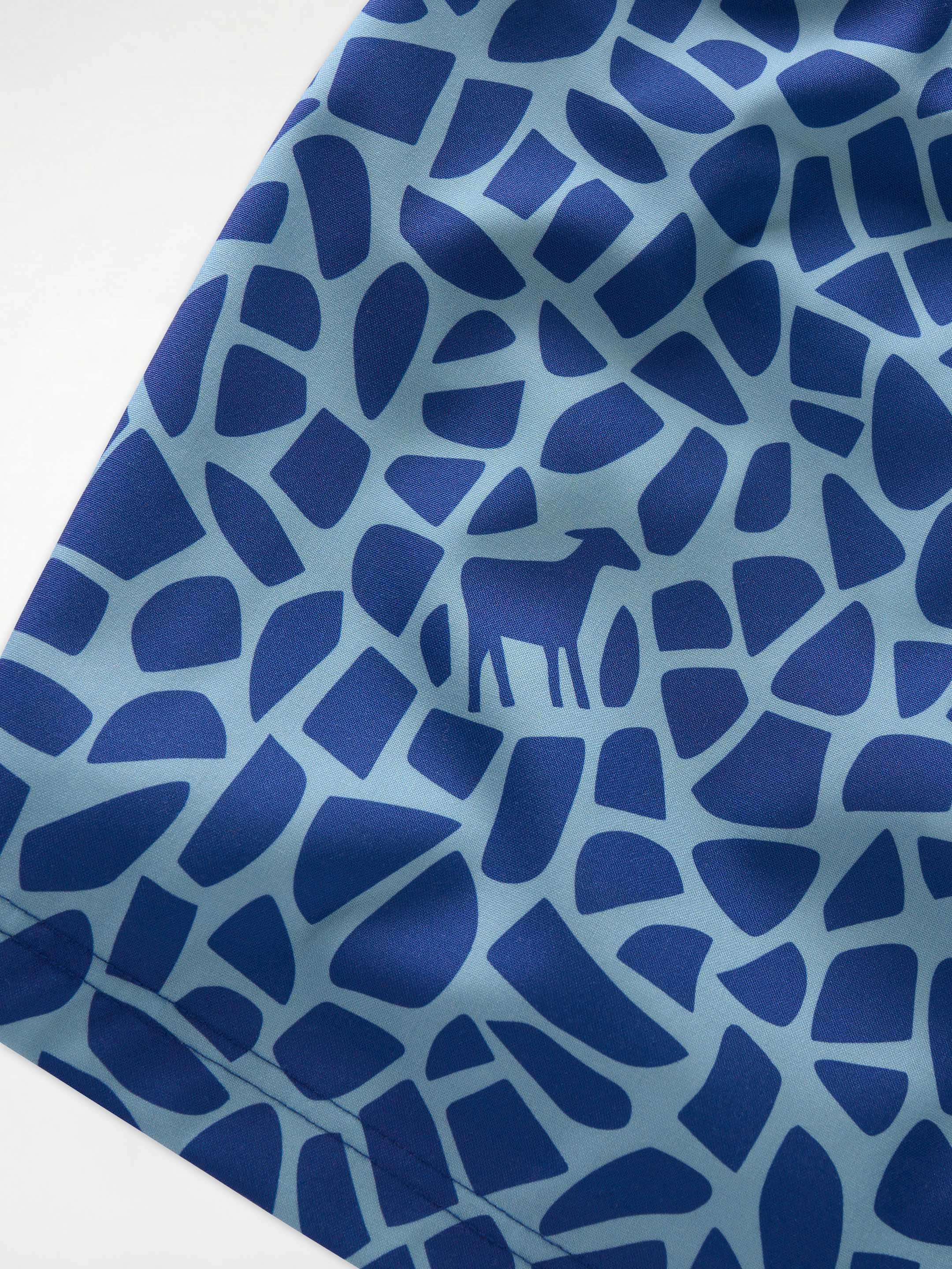 The Merino Swim Shorts - Cobalt Mosaic - Image 5