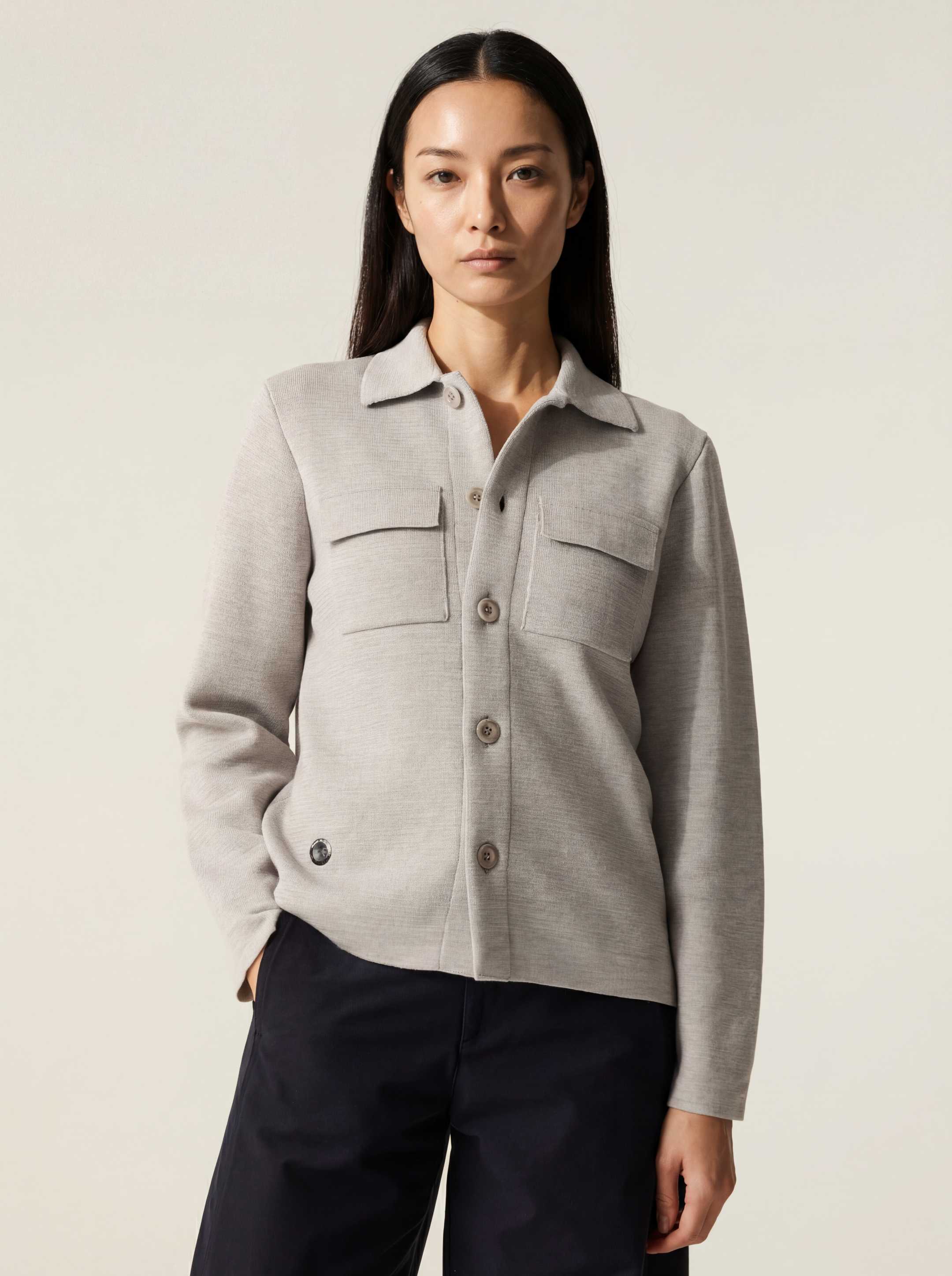 The Over Shirt - Moon Grey - Image 5