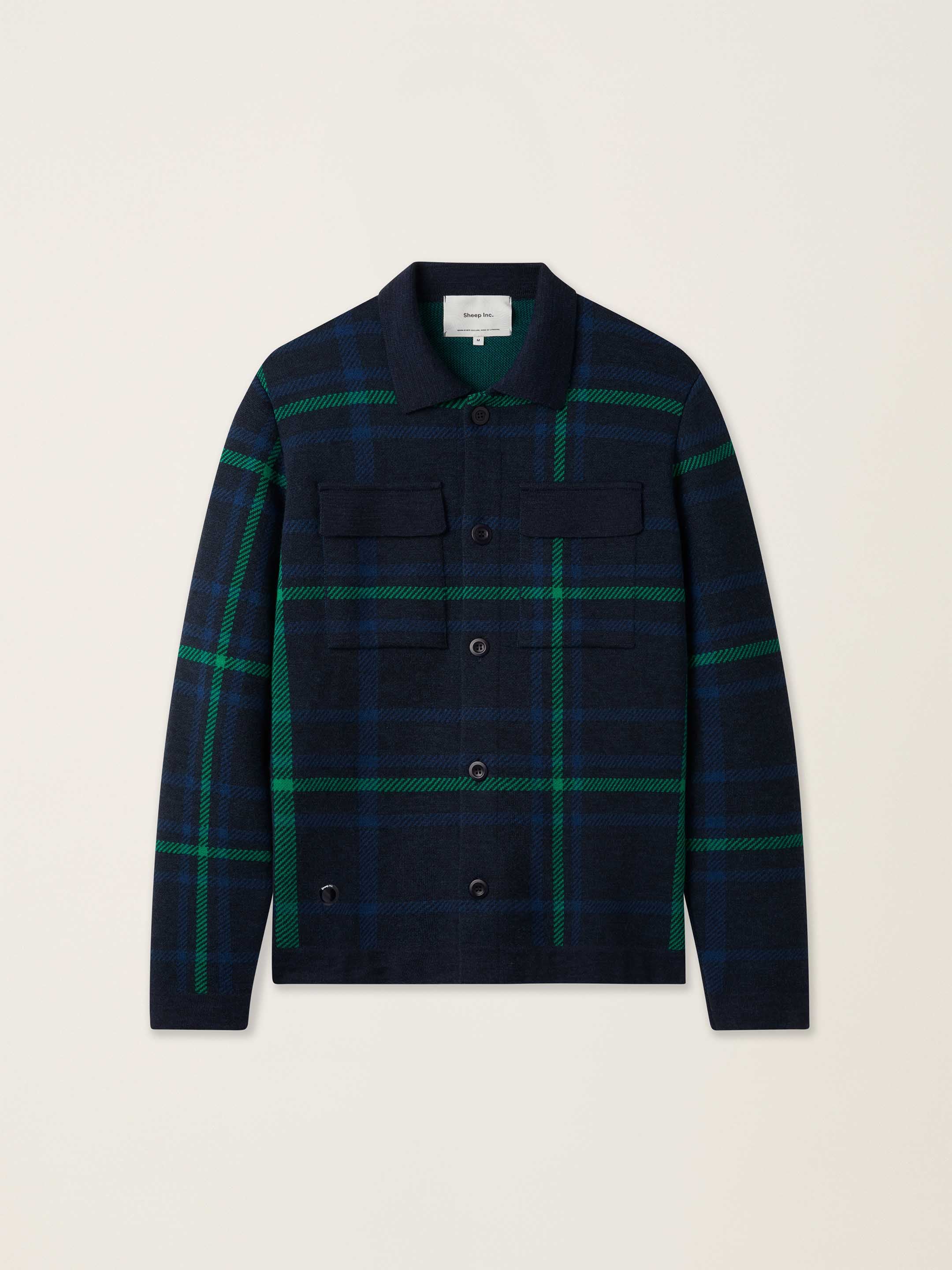 The Plaid Over Shirt - Pacific Blue - Image 3