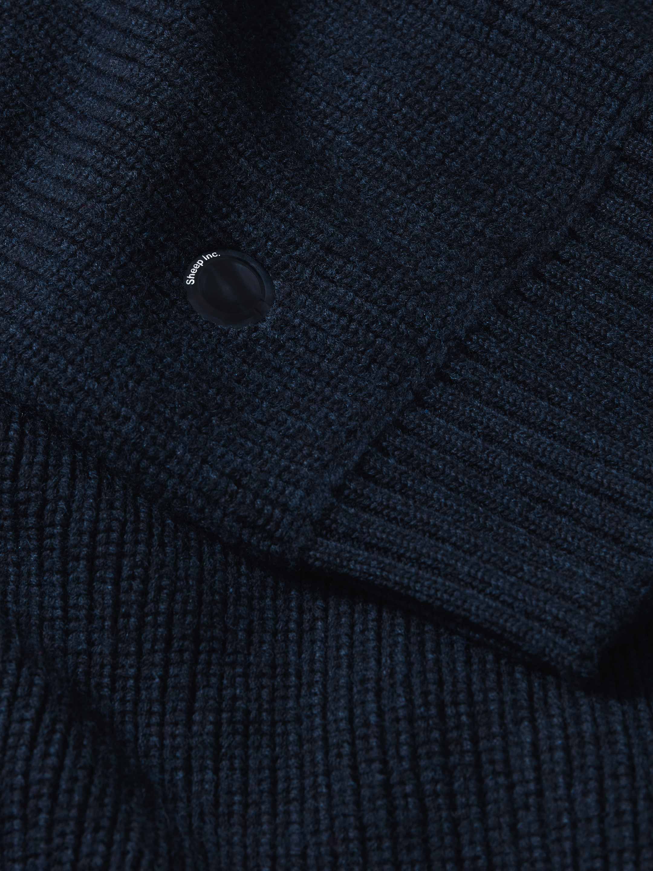 The Ridge Knit Half Zip - Pacific Blue - Image 6