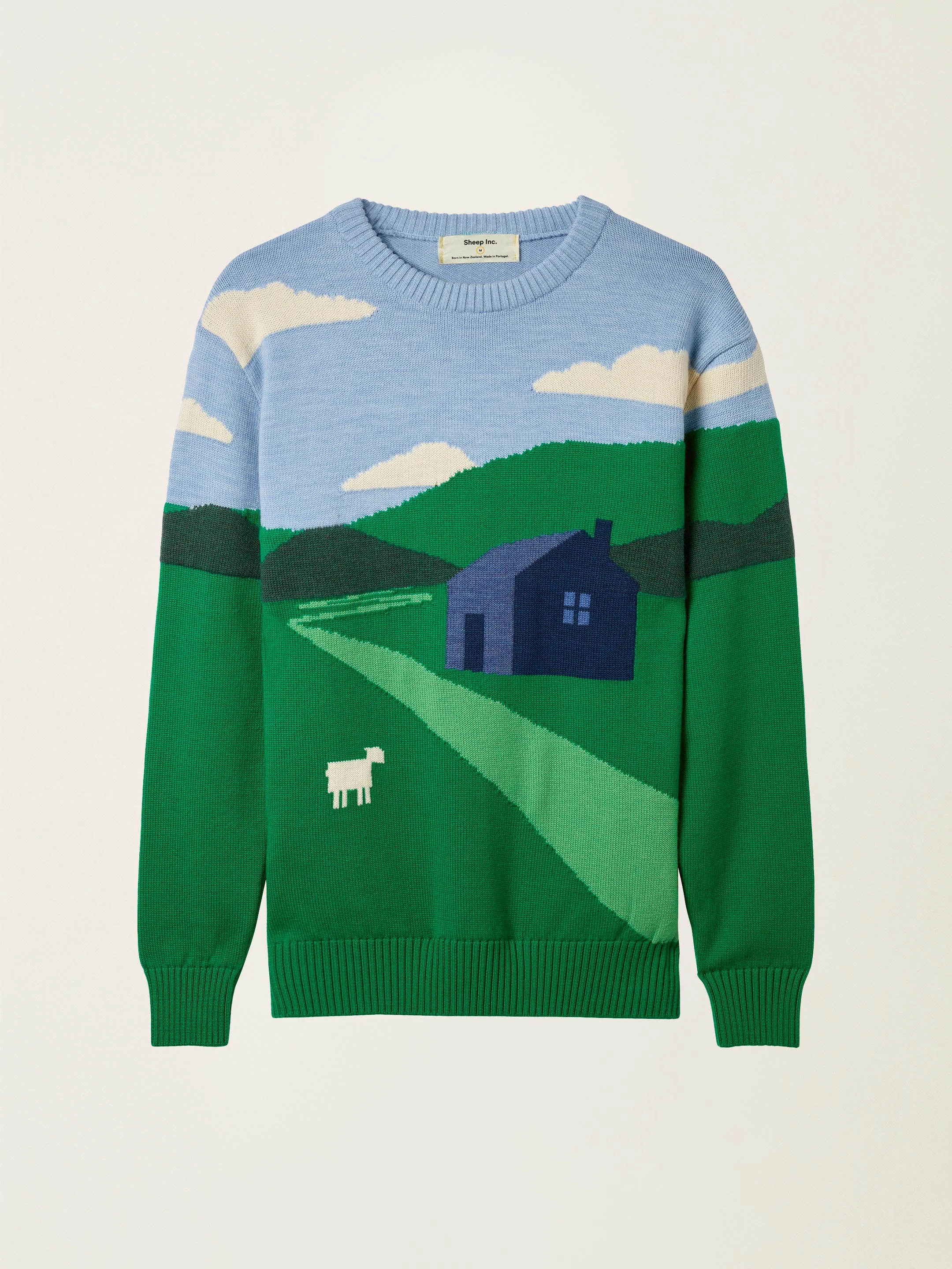 The Sheepscape Crewneck - Bottle Green - Image 3