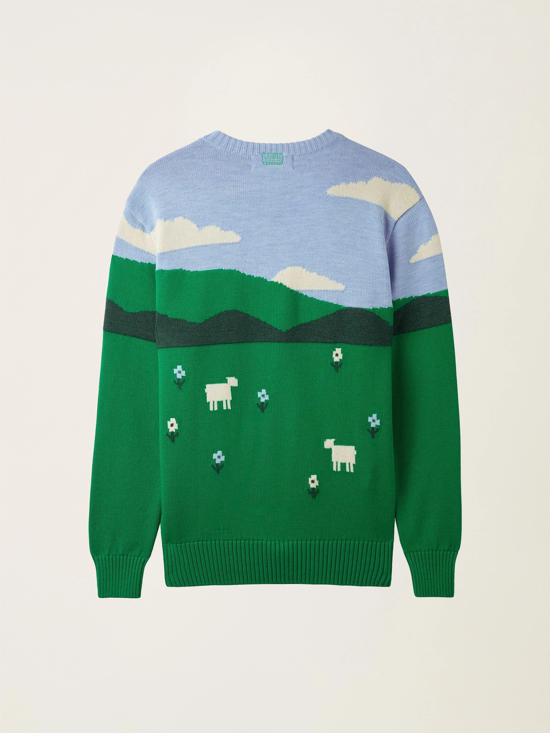 The Sheepscape Crewneck - Bottle Green - Image 4