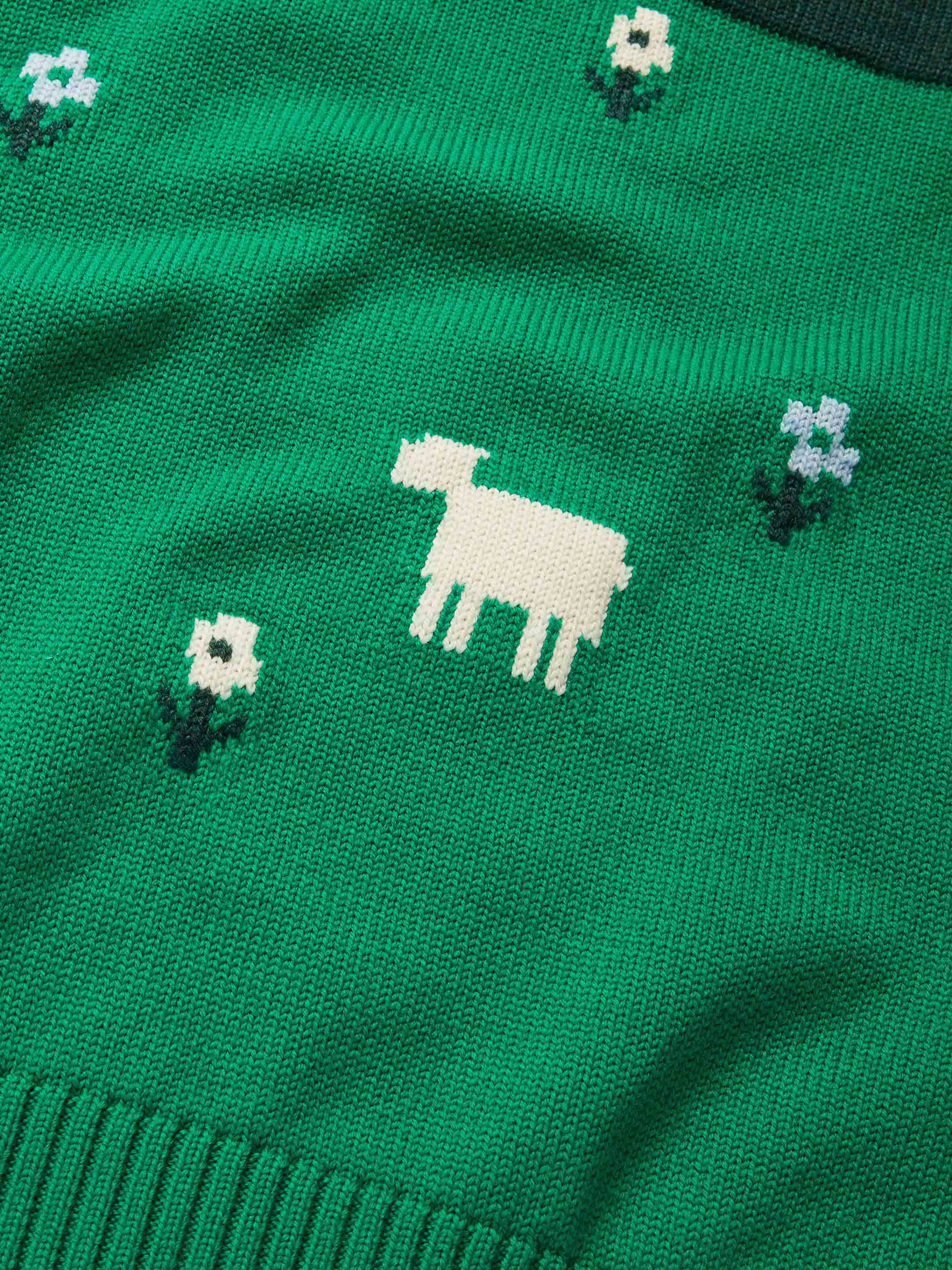 The Sheepscape Crewneck - Bottle Green - Image 5
