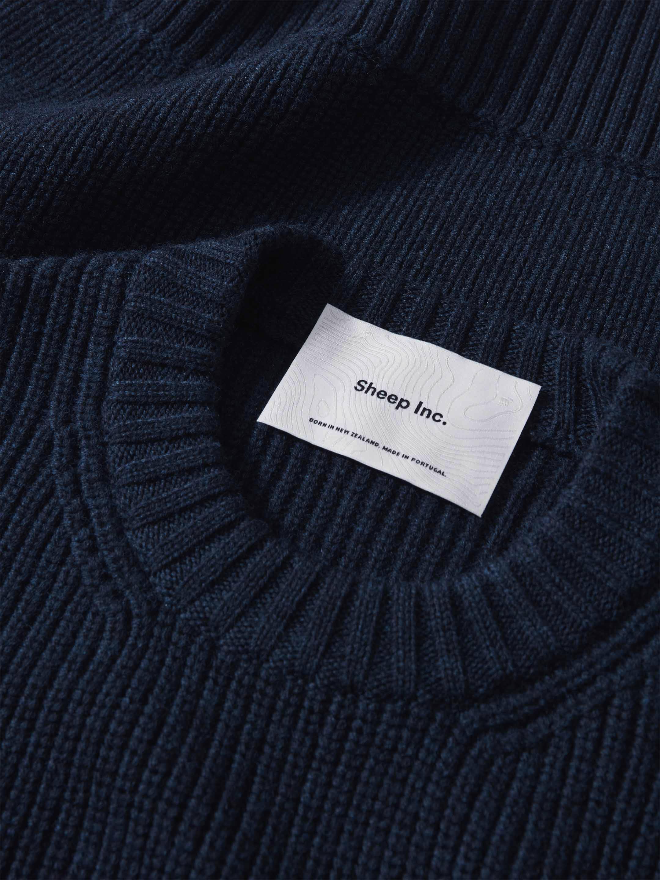 The Shepherd's Knit Crewneck - Pacific Blue - Image 3