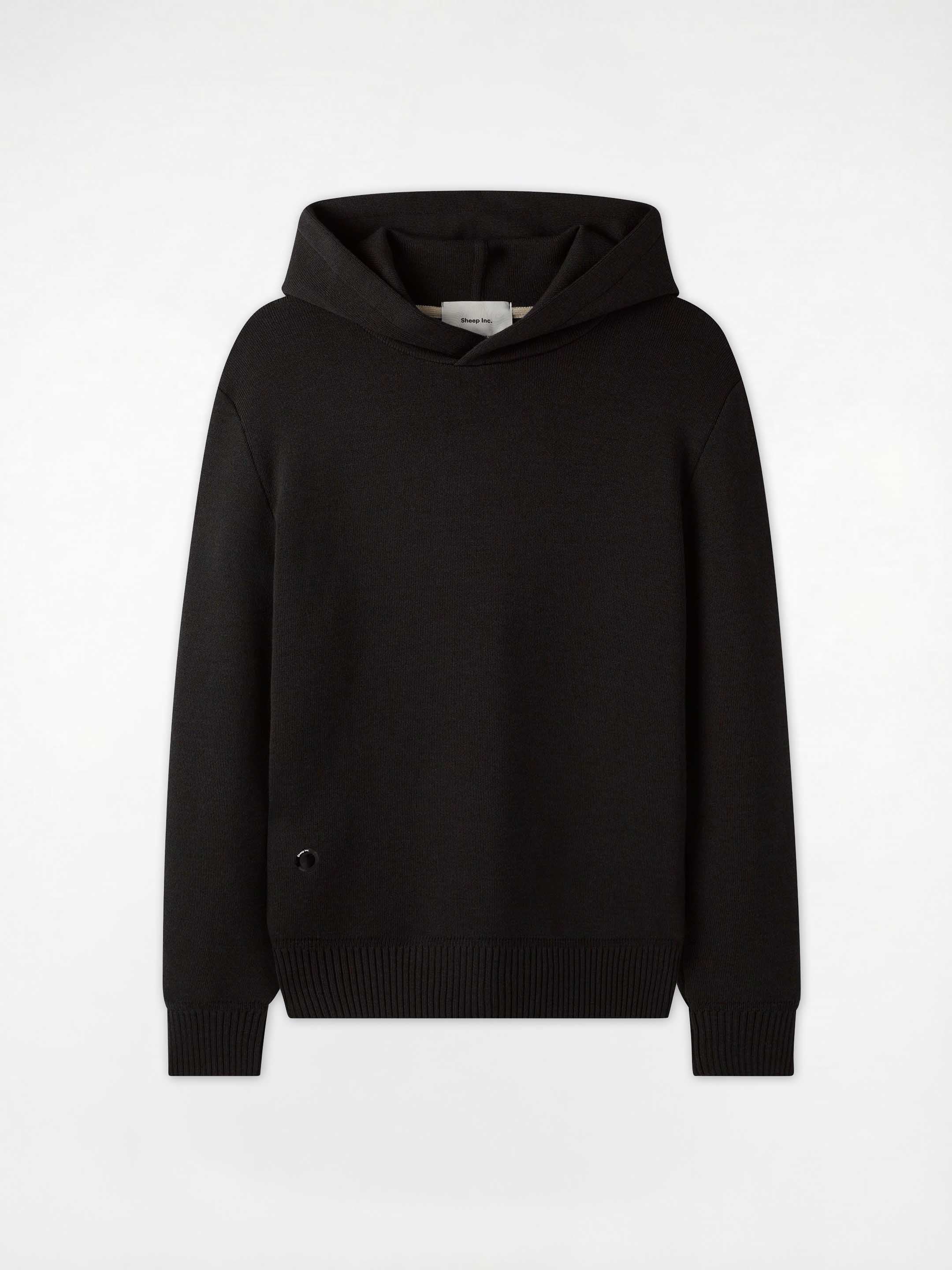 The Signature Merino Hoodie - Anthracite Black - Image 5