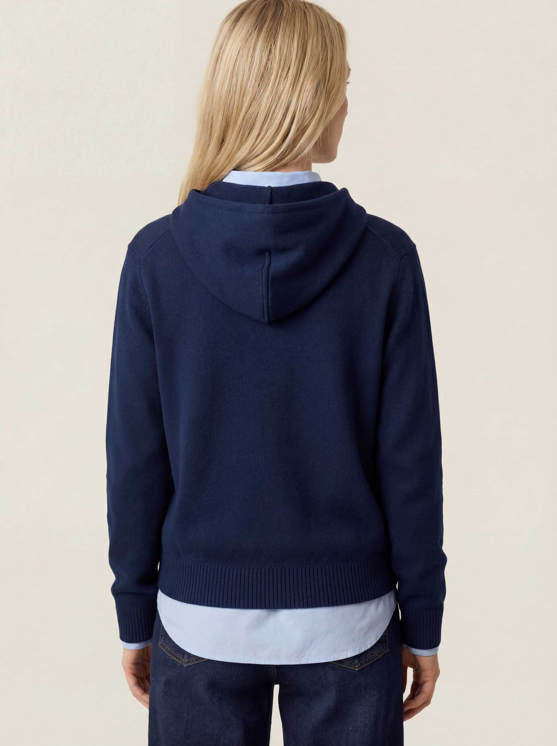 The Signature Merino Hoodie - Atlantic Blue - Image 4