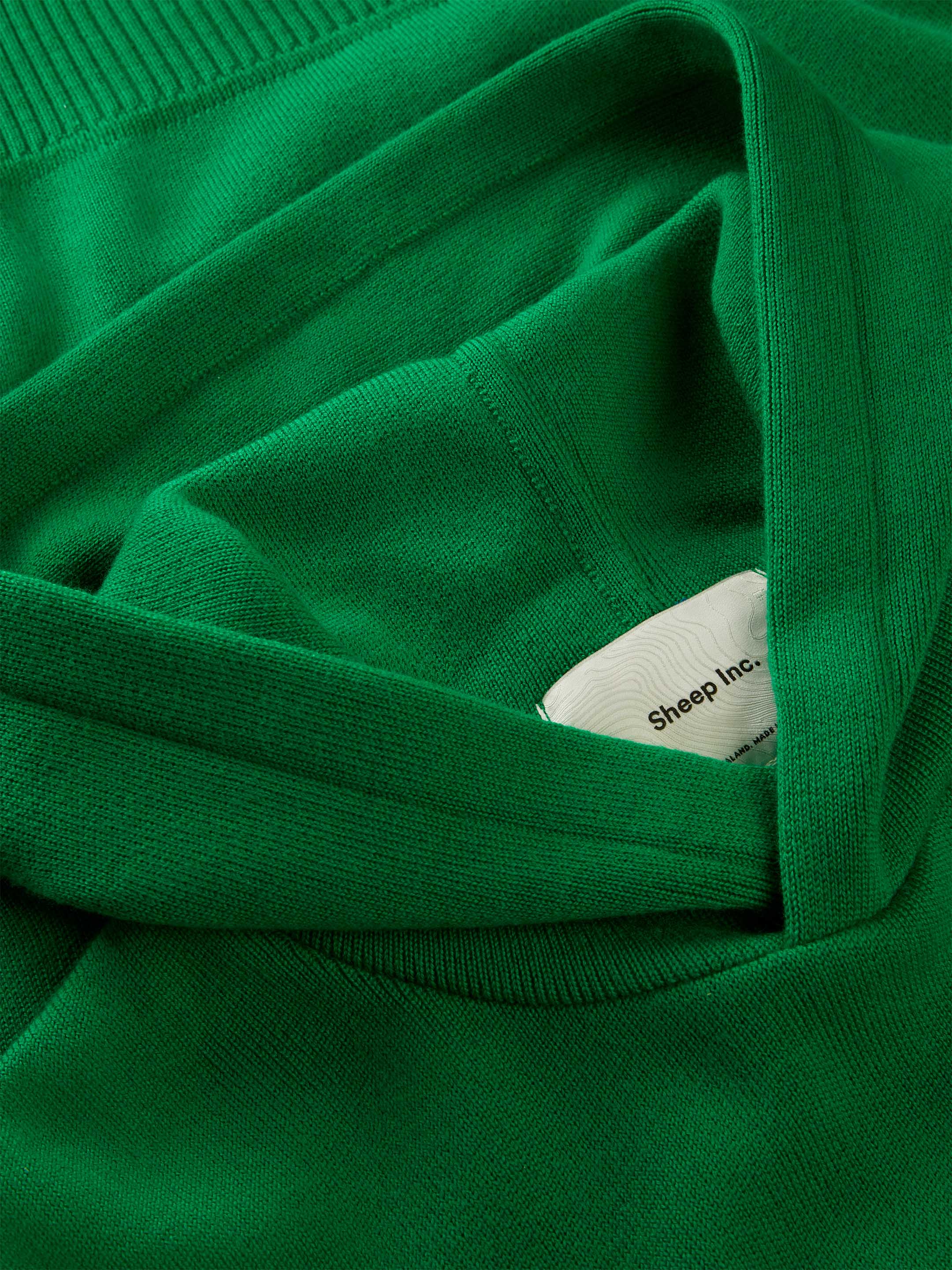 The Signature Merino Hoodie - Bottle Green - Image 8