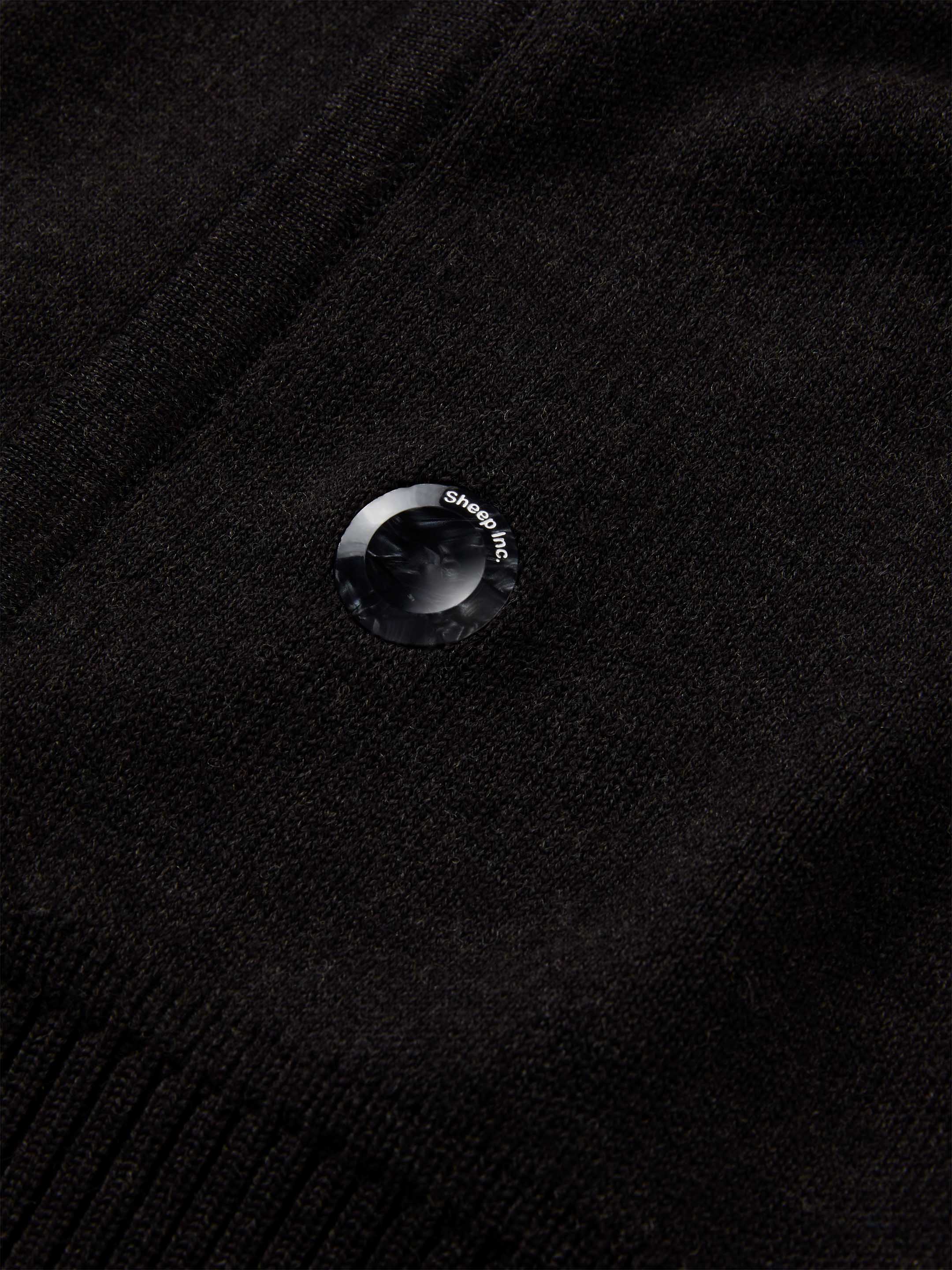 The Signature Merino Zip Hoodie - Anthracite Black - Image 7