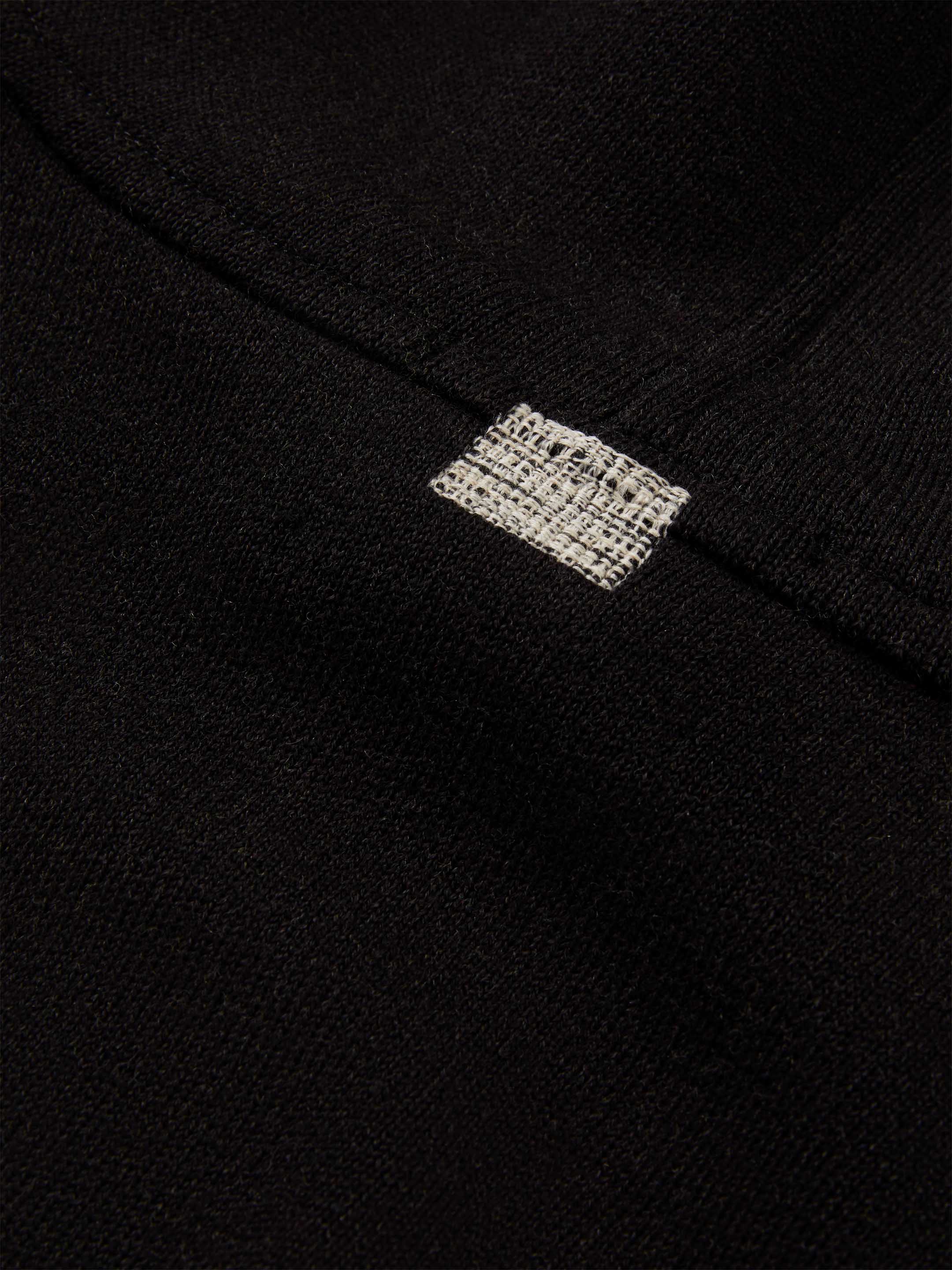 The Signature Merino Zip Hoodie - Anthracite Black - Image 8