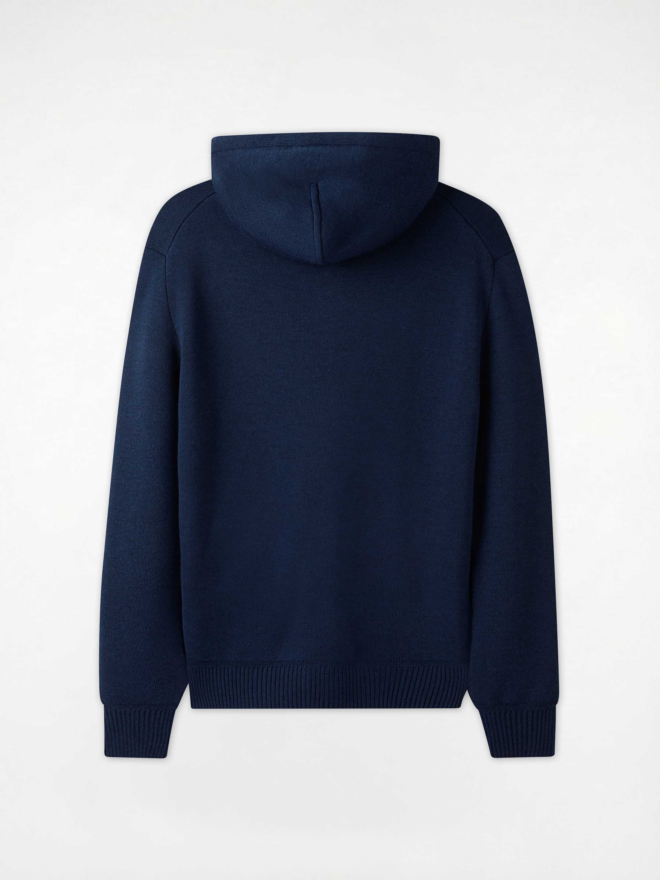 The Signature Merino Zip Hoodie - Atlantic Blue - Image 8
