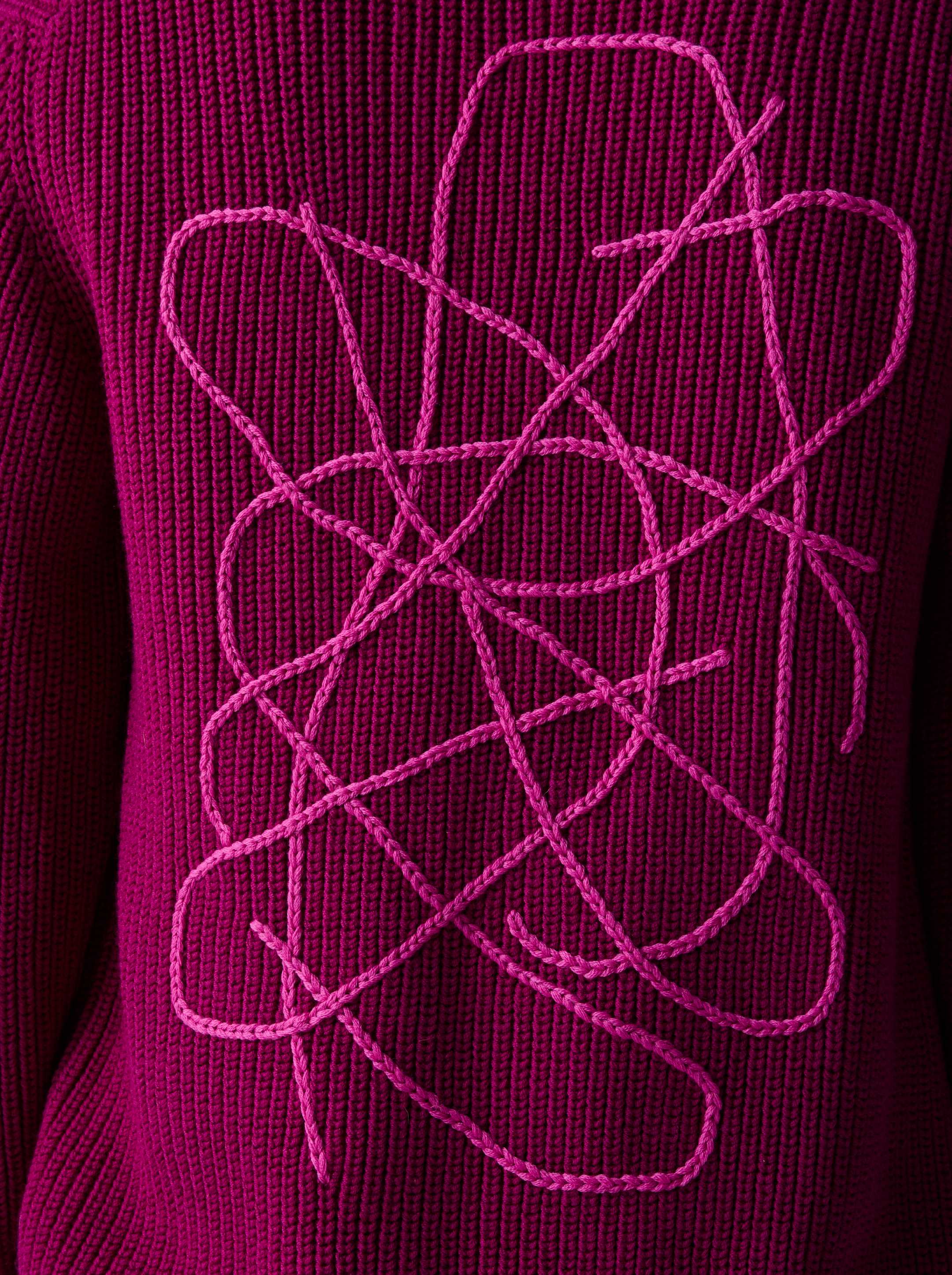 The Smit Mark Cardigan - Royal Purple - Image 5