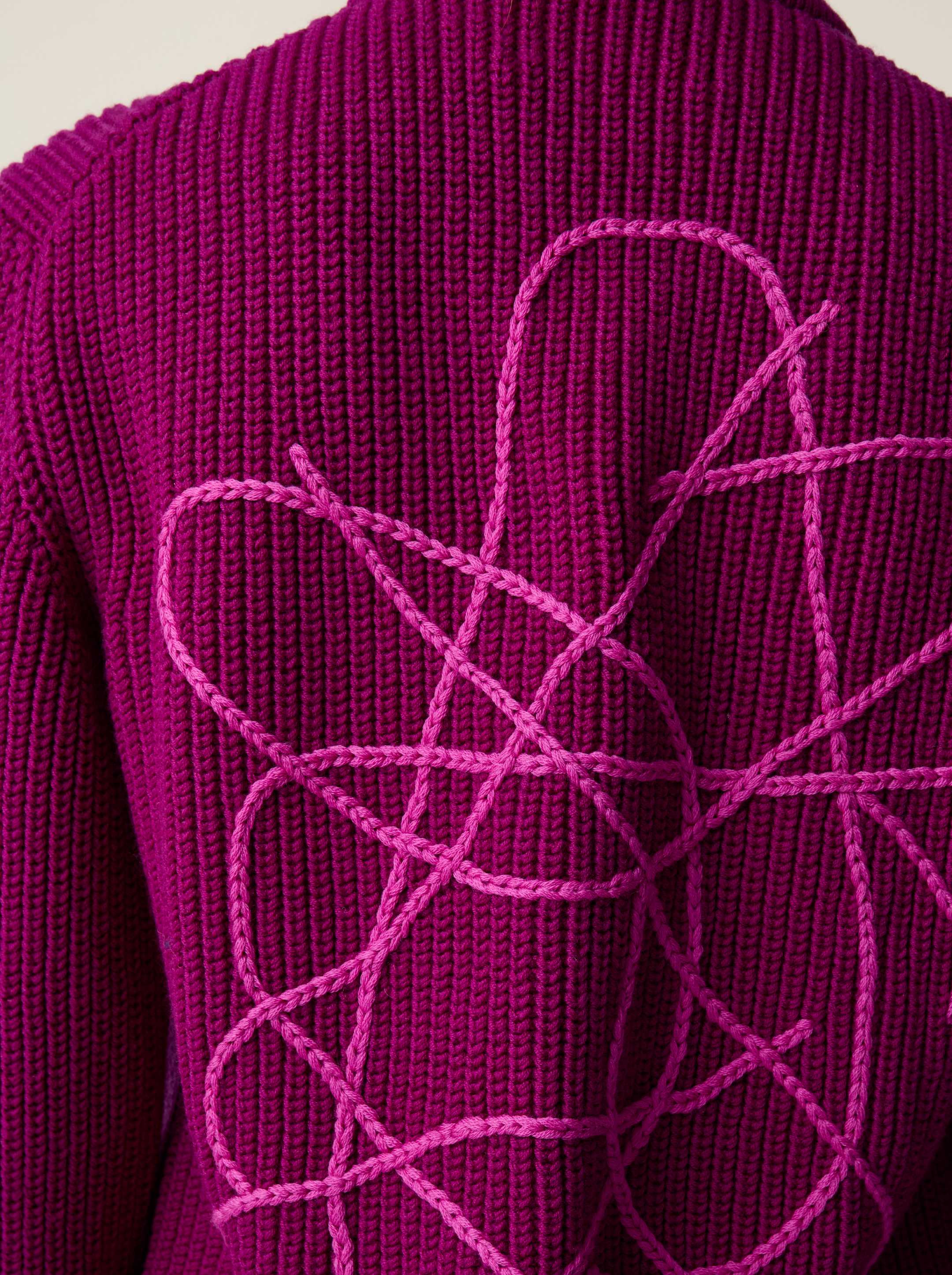 The Smit Mark Cardigan - Royal Purple - Image 6