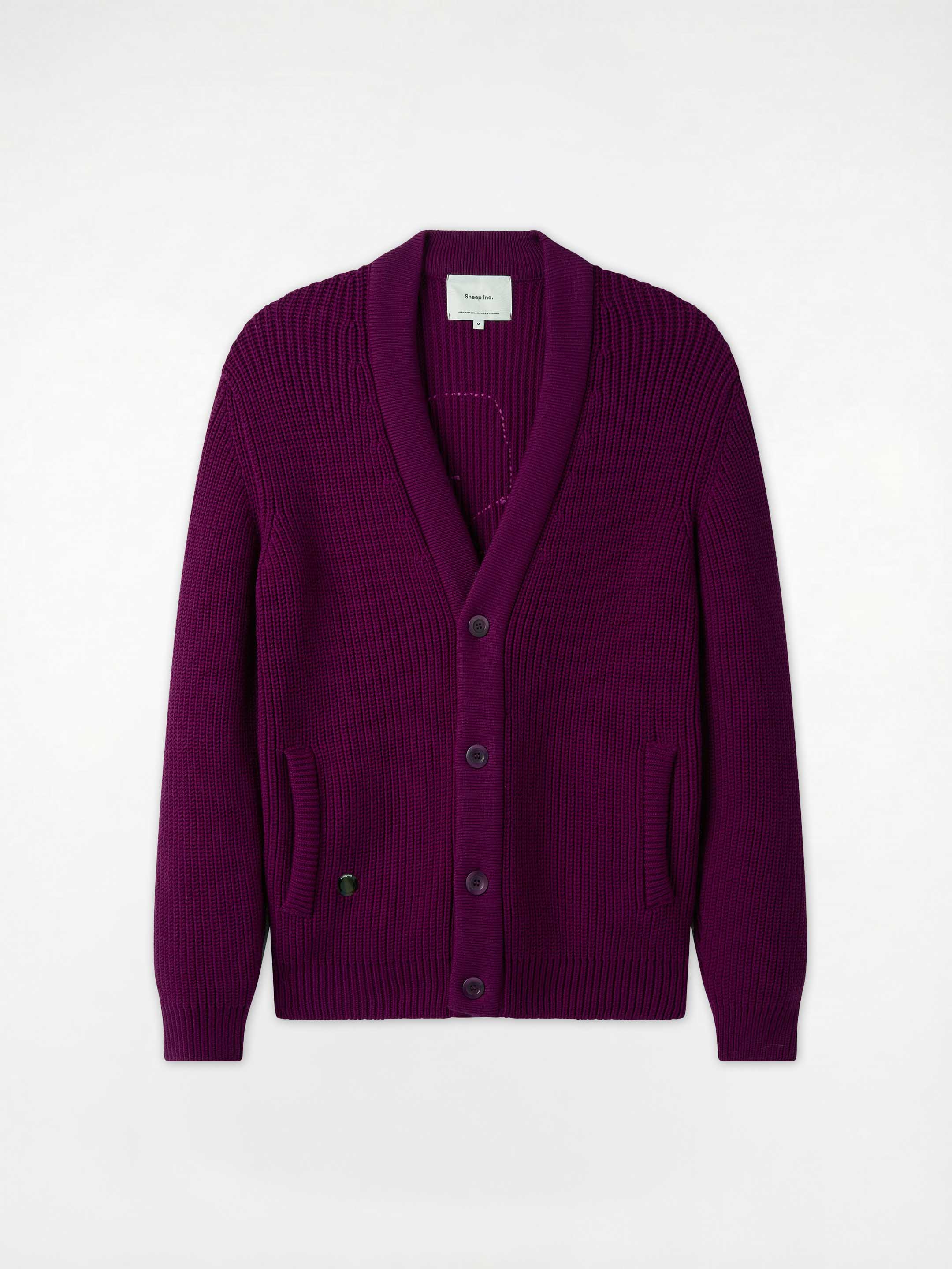 The Smit Mark Cardigan - Royal Purple - Image 7