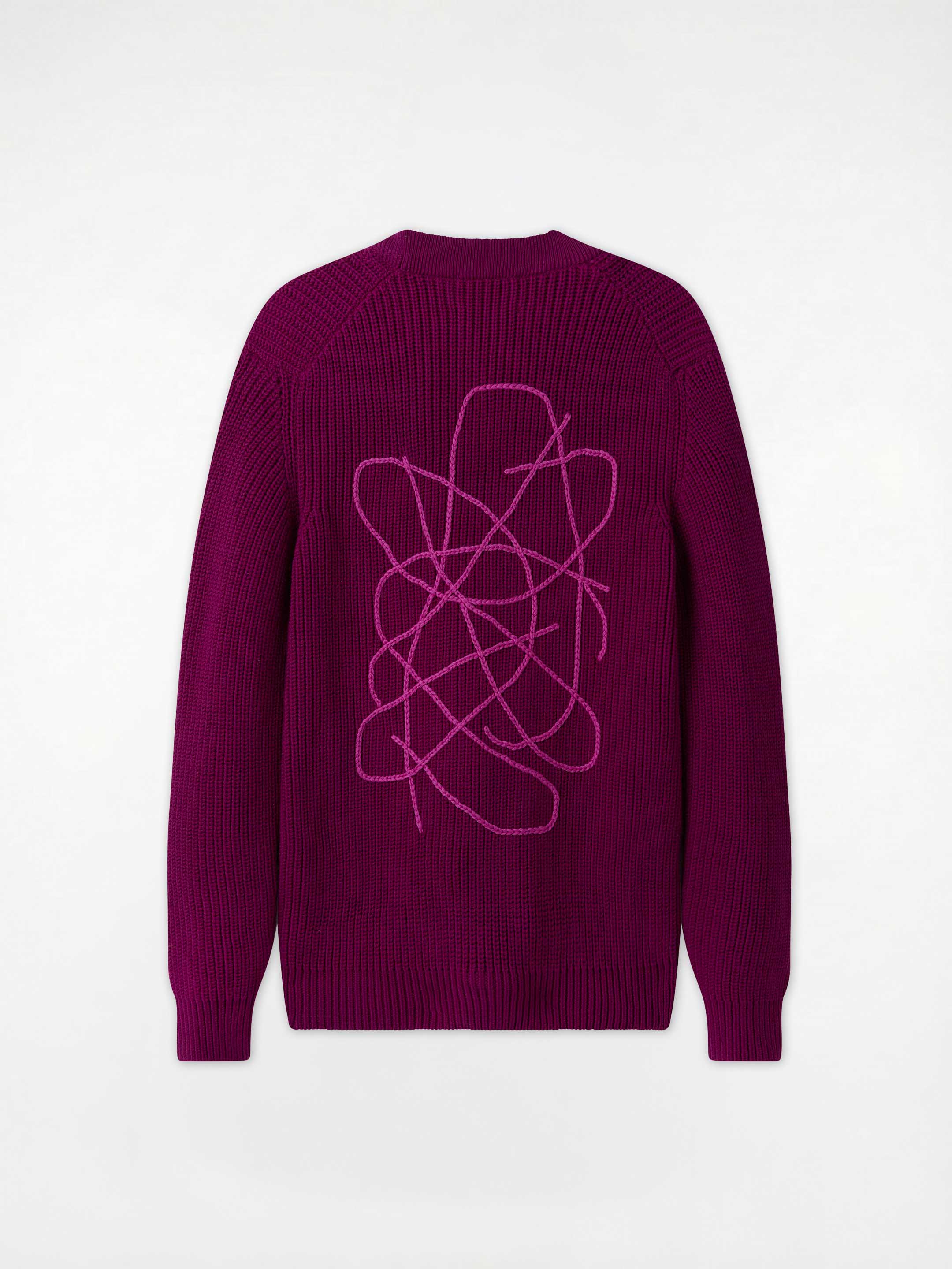 The Smit Mark Cardigan - Royal Purple - Image 8