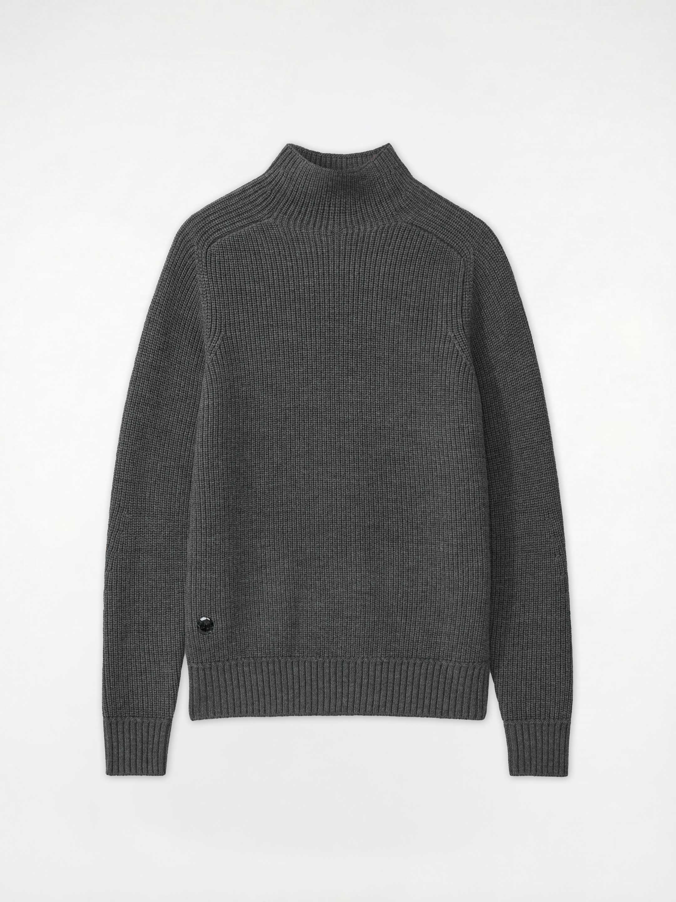 The Soft-Knit High Neck - Slate Grey - Image 3