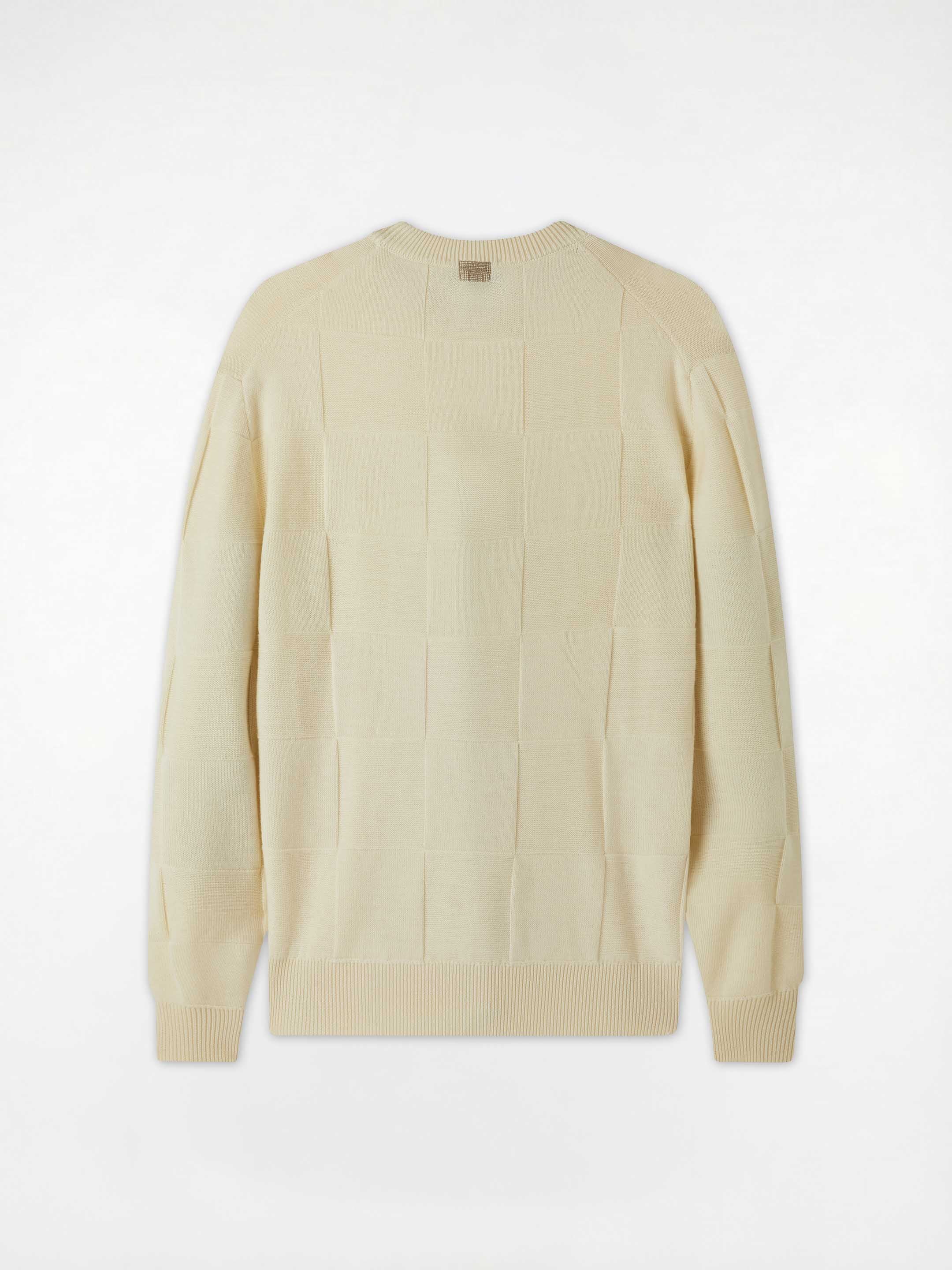 The Textured Crewneck - Raw White - Image 13