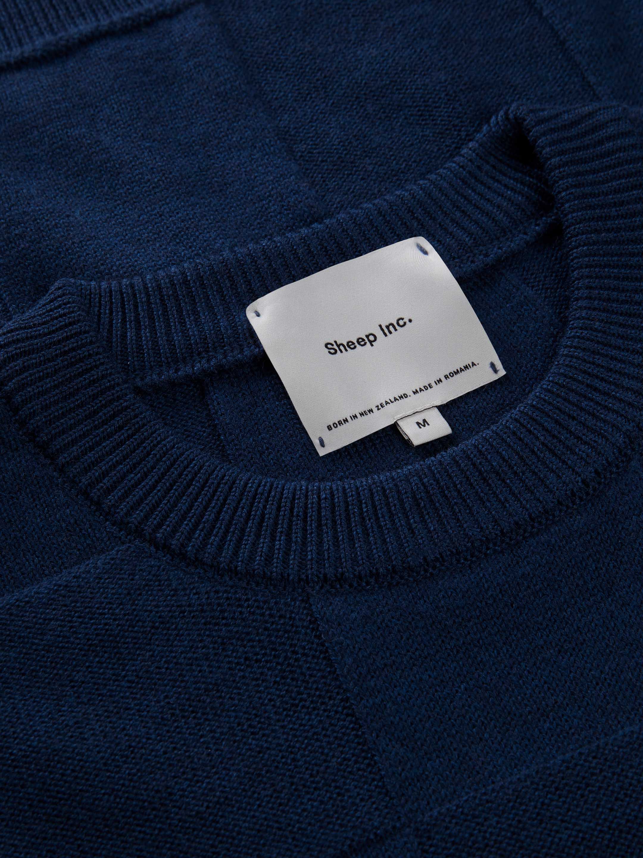 The Textured Crewneck - Tasman Blue - Image 11