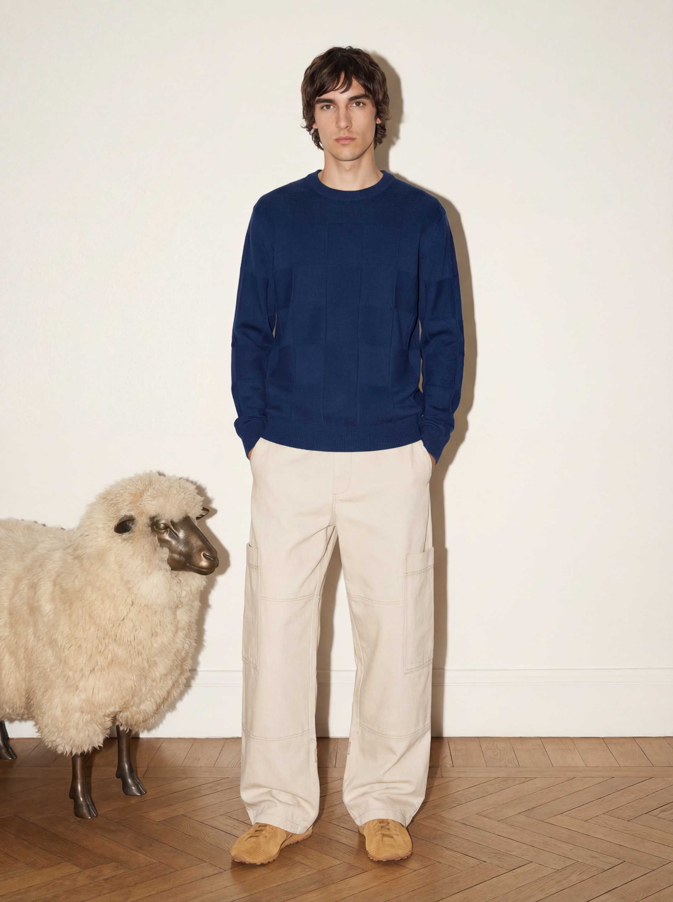 The Textured Crewneck - Tasman Blue - Image 7