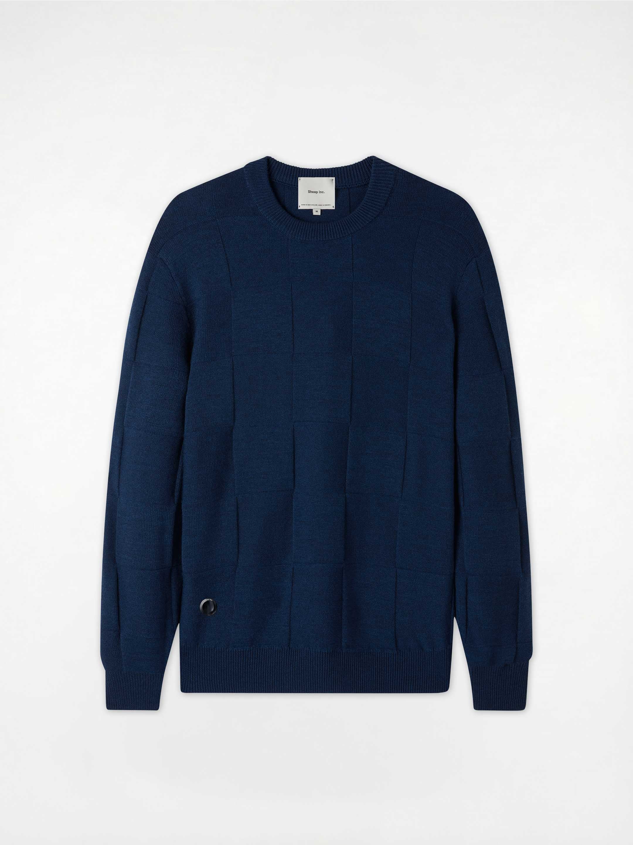 The Textured Crewneck - Tasman Blue - Image 9