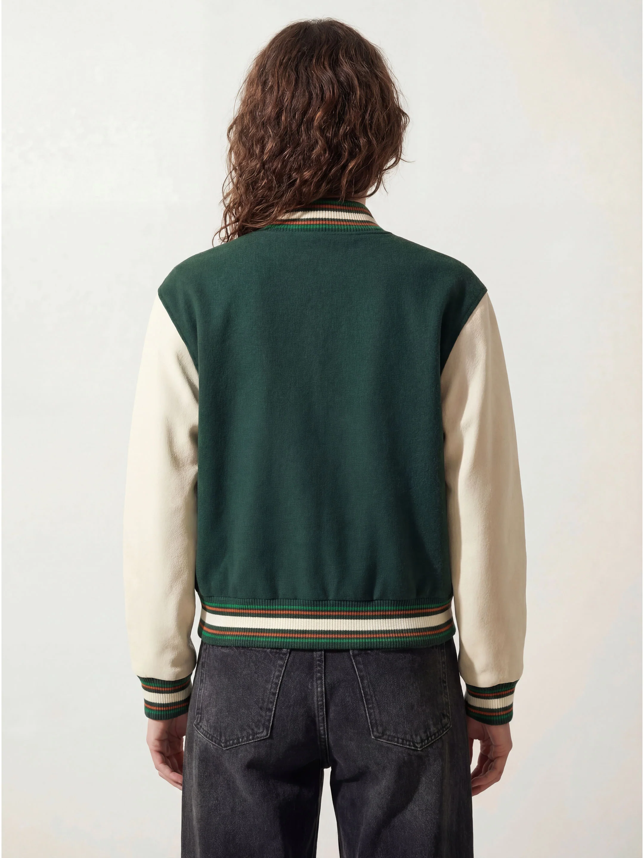 The Varsity Jacket - Forest Green - Image 4