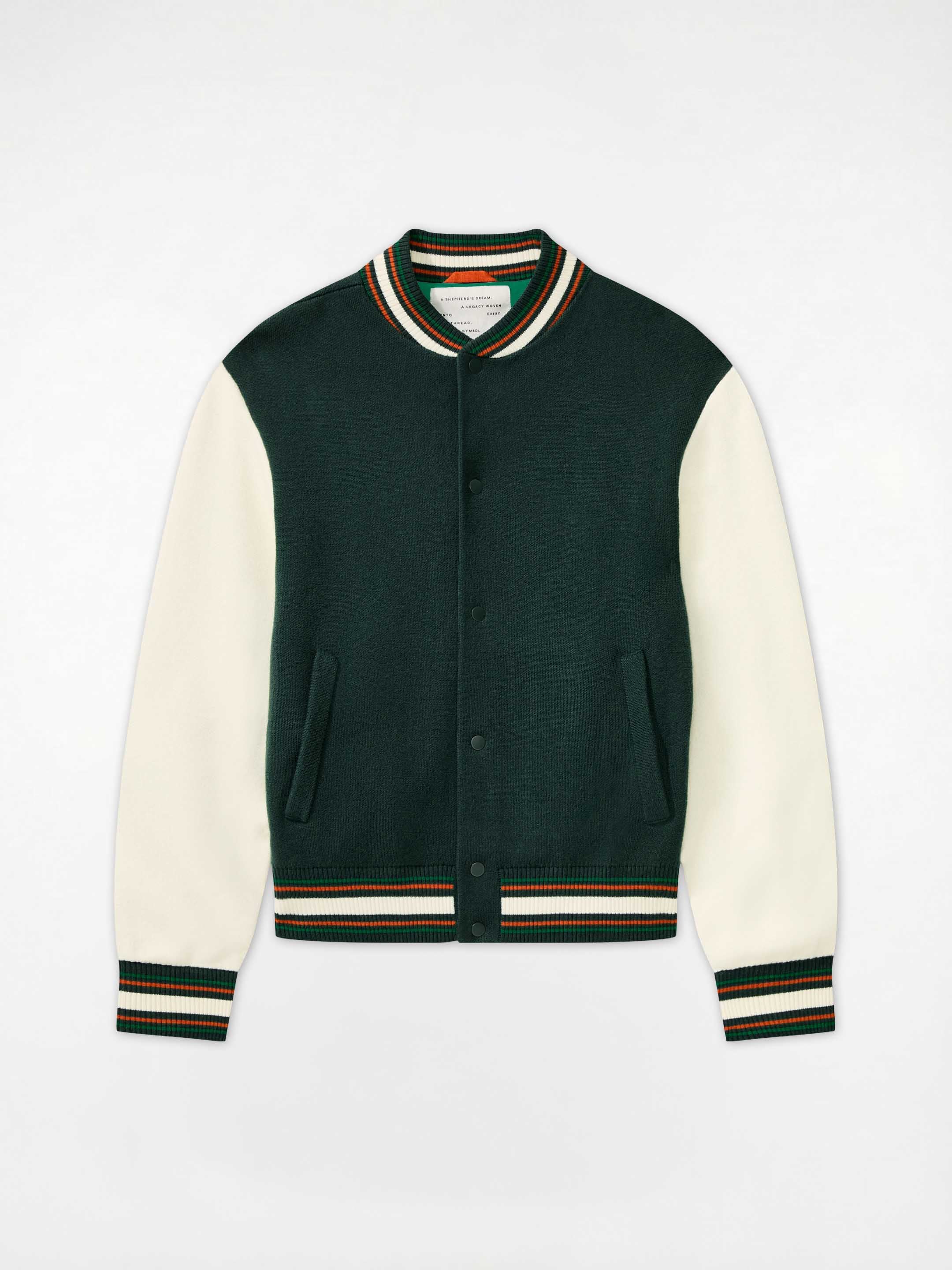 The Varsity Jacket - Forest Green - Image 5