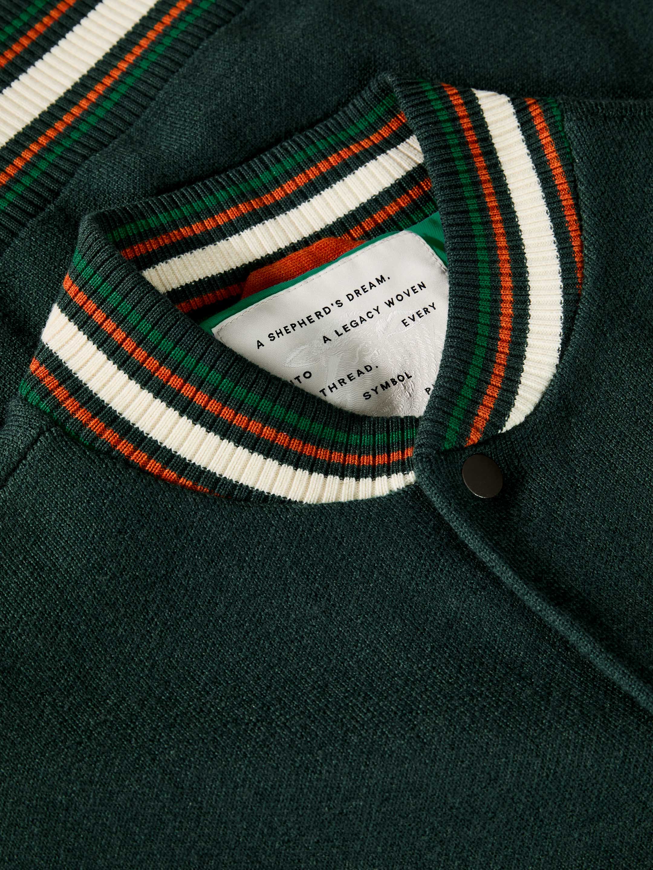 The Varsity Jacket - Forest Green - Image 6