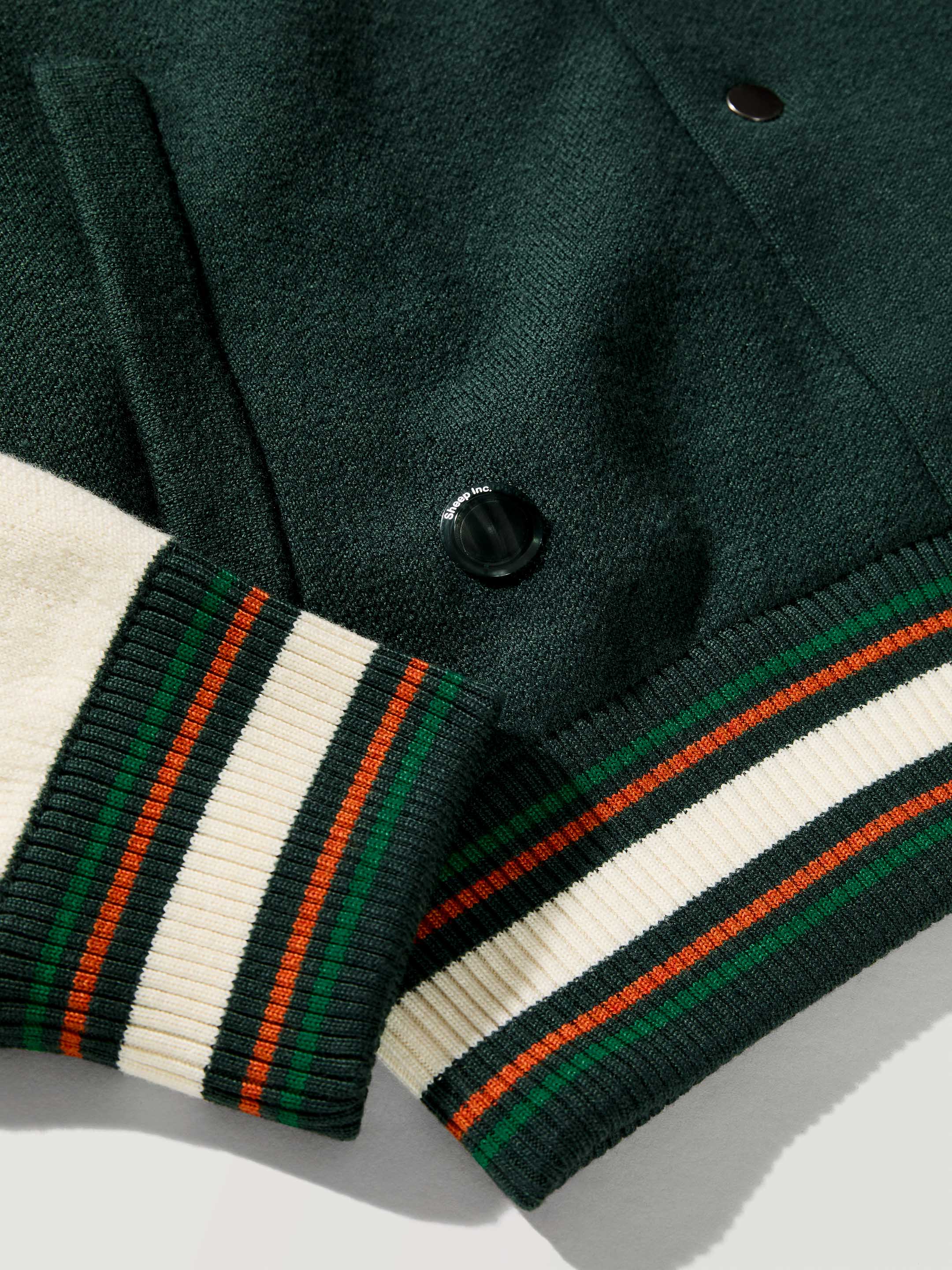 The Varsity Jacket - Forest Green - Image 8
