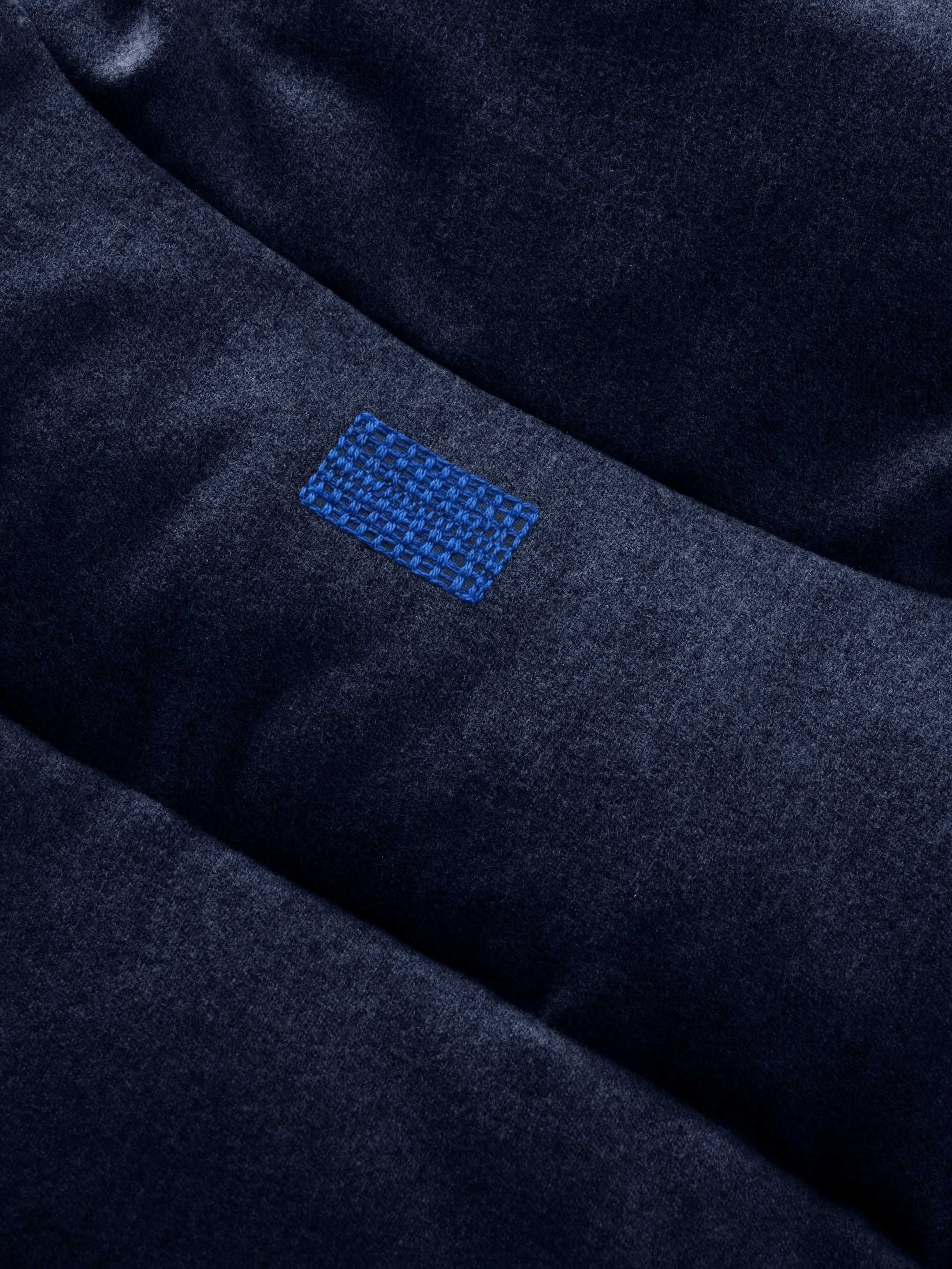 The Wool Puffer Jacket - Pacific Blue - Image 10