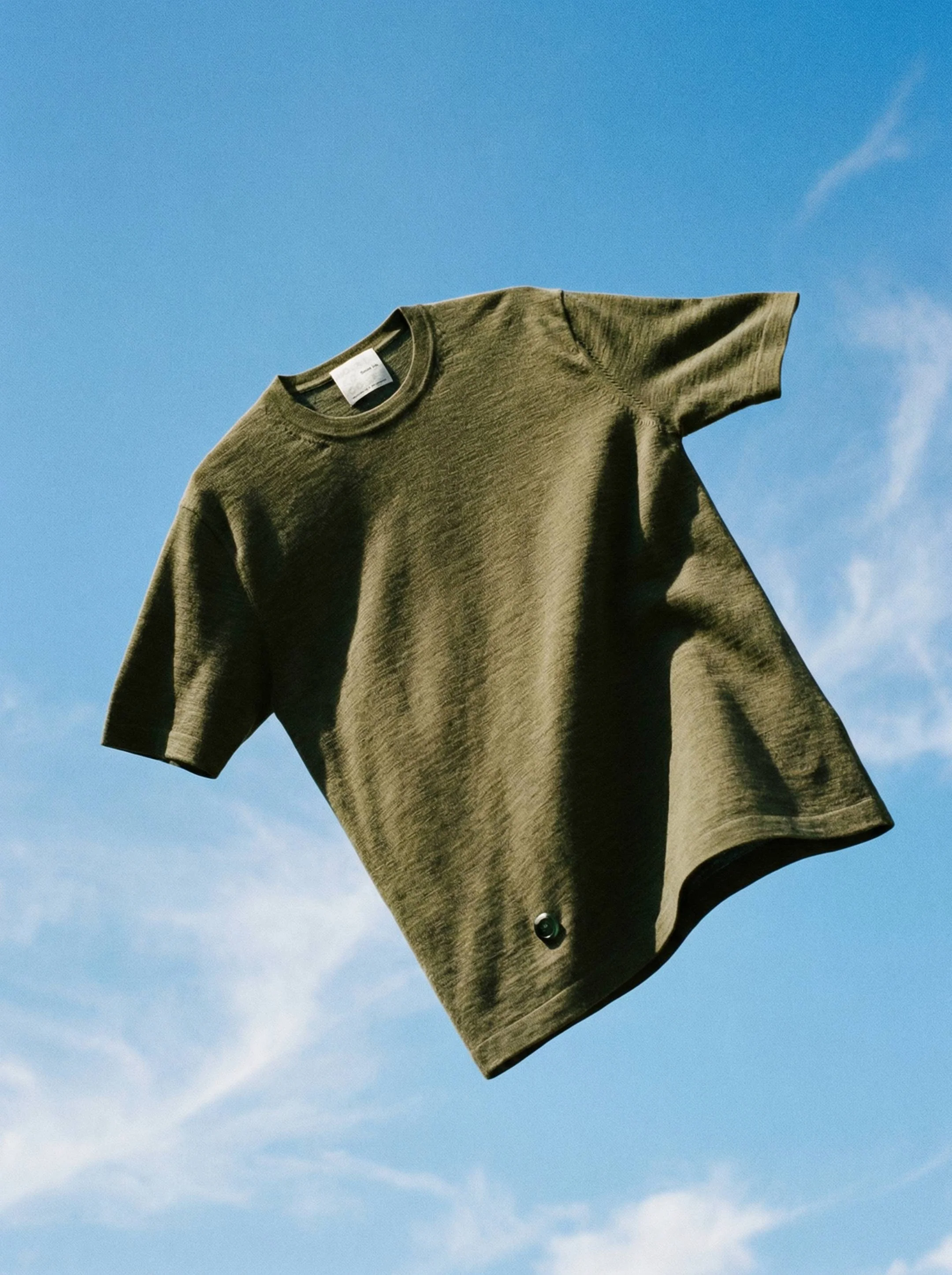 Ultra-Light T-Shirt - Moss Green - Image 10