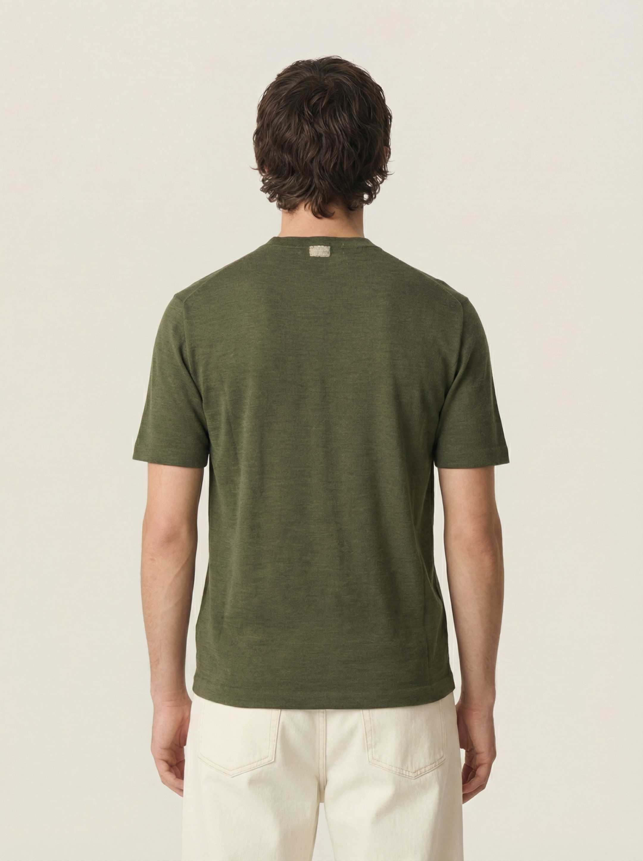 Ultra-Light T-Shirt - Moss Green - Image 3